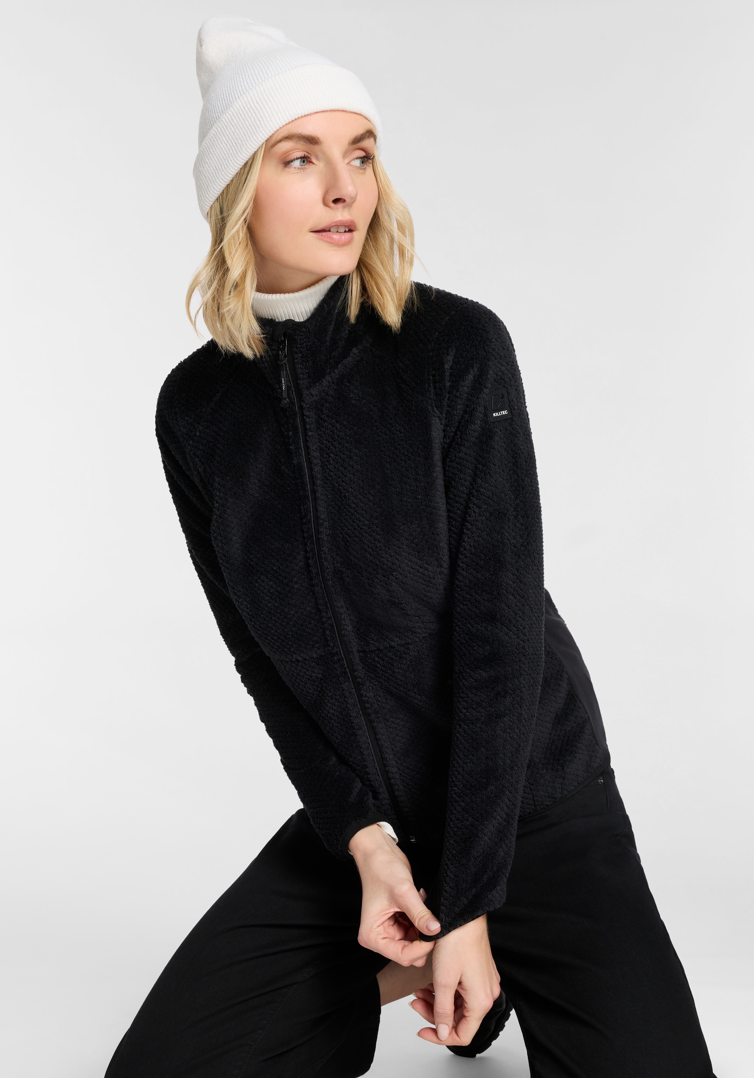 Killtec "KOW 6 WMN KNTFLC JCKT" wärmende Fleecejacke, mit windabweisender Funktion
