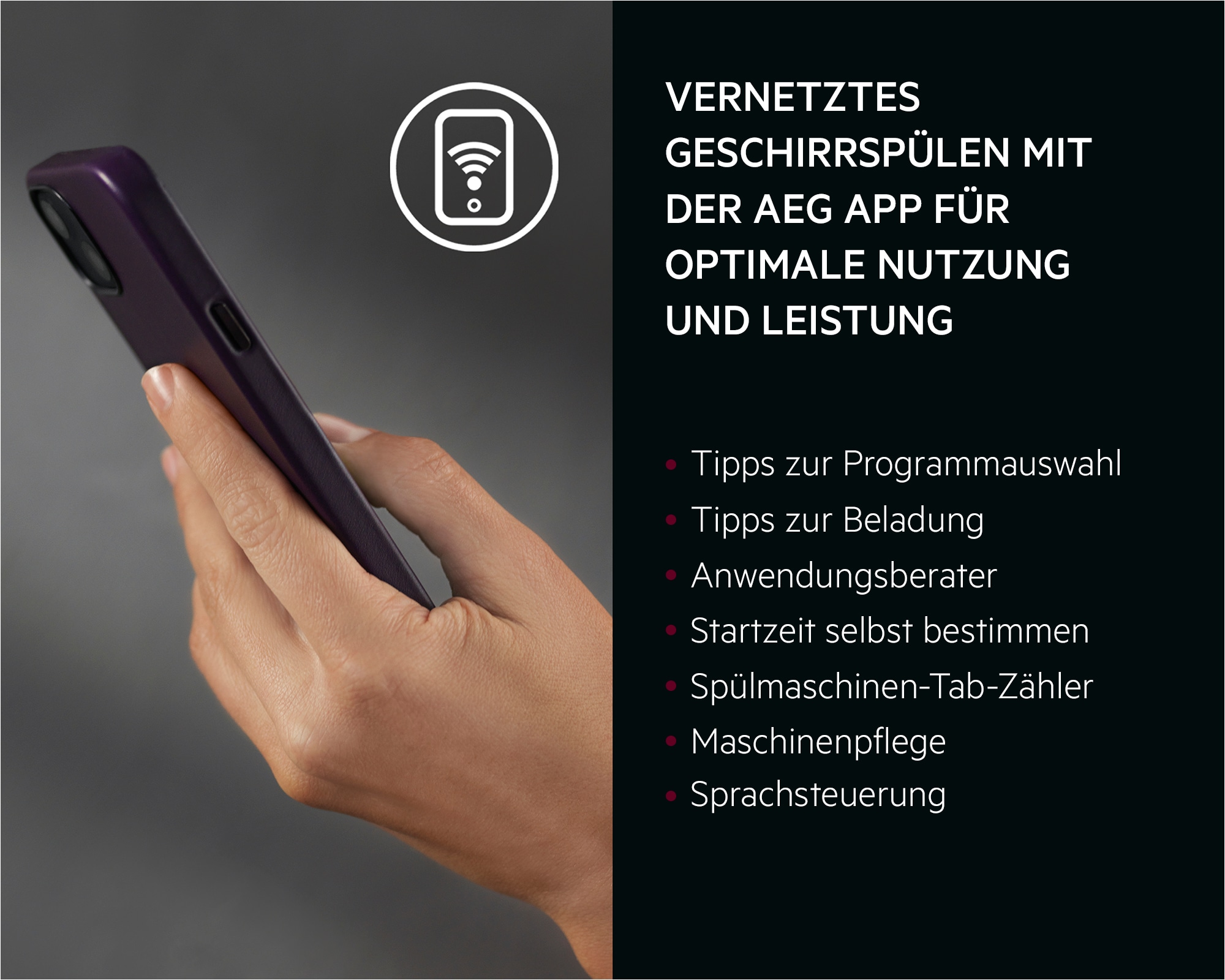 AEG vollintegrierbarer Geschirrspüler 6000 »GI6200A2SC« Spülmaschine – starke Sprühabdeckung, viel Platz & sauber