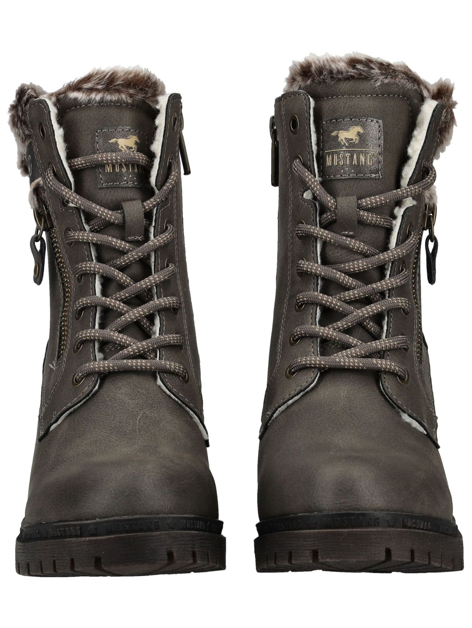 Mustang Shoes High-Heel-Stiefelette »Mustang Shoes Stiefelette Lederimitat/Textil«