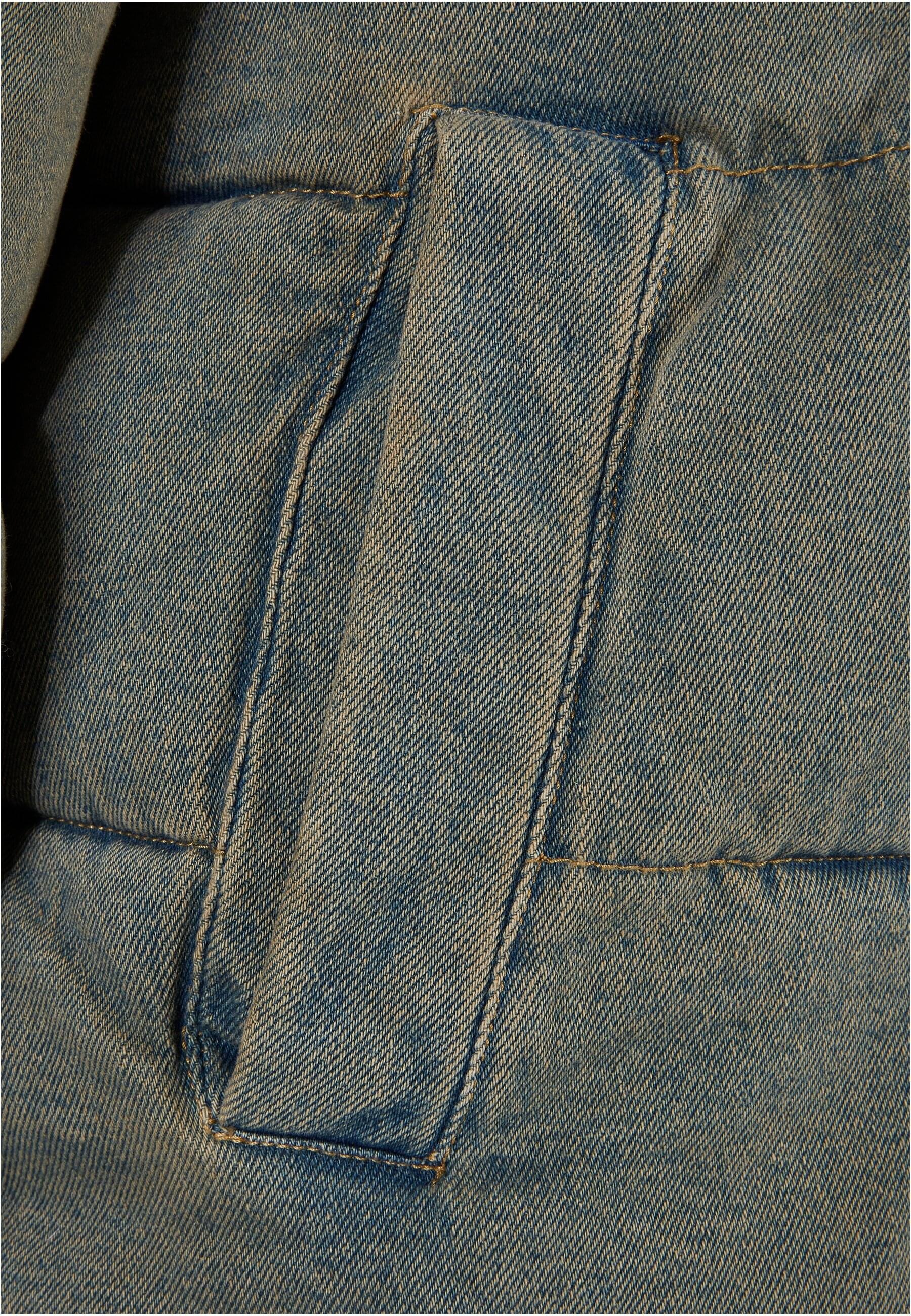 Karl Kani Winterjacke »Karl Kani Herren KM224-019-1 KK OG Denim Puffer Jacket«, (1 St.), ohne Kapuze