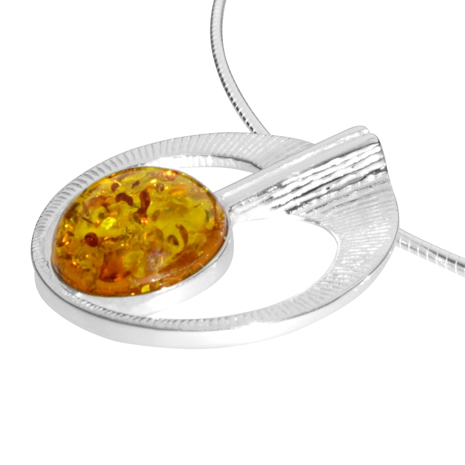 OSTSEE-SCHMUCK Kette mit Anhänger »- Gleiter-Torid - Silber 925/000 - Bernstein«