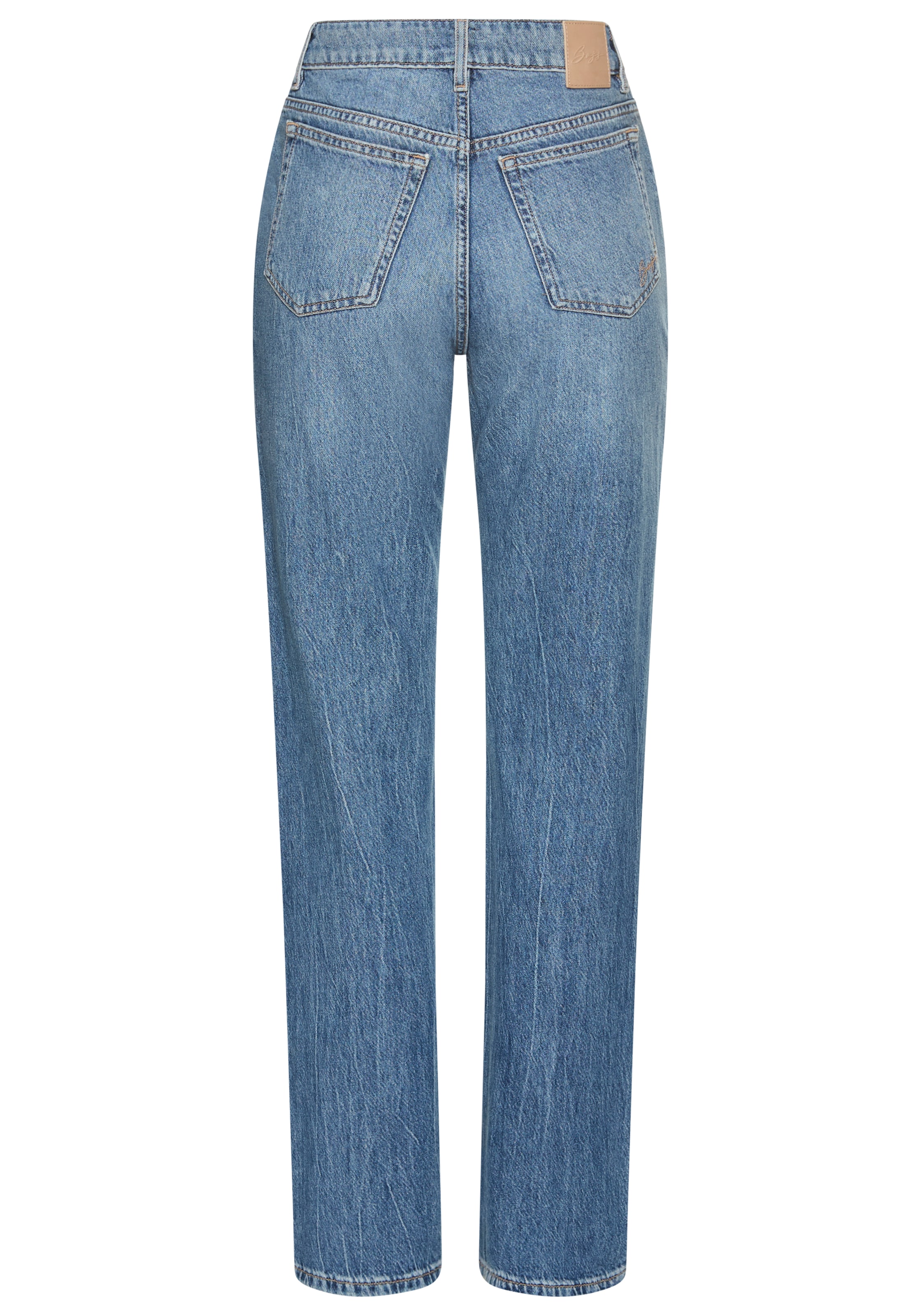 BOSS ORANGE Straight-Jeans »Ada 10.0 Premium Damenmode«, mit hohem Bund, High Rise