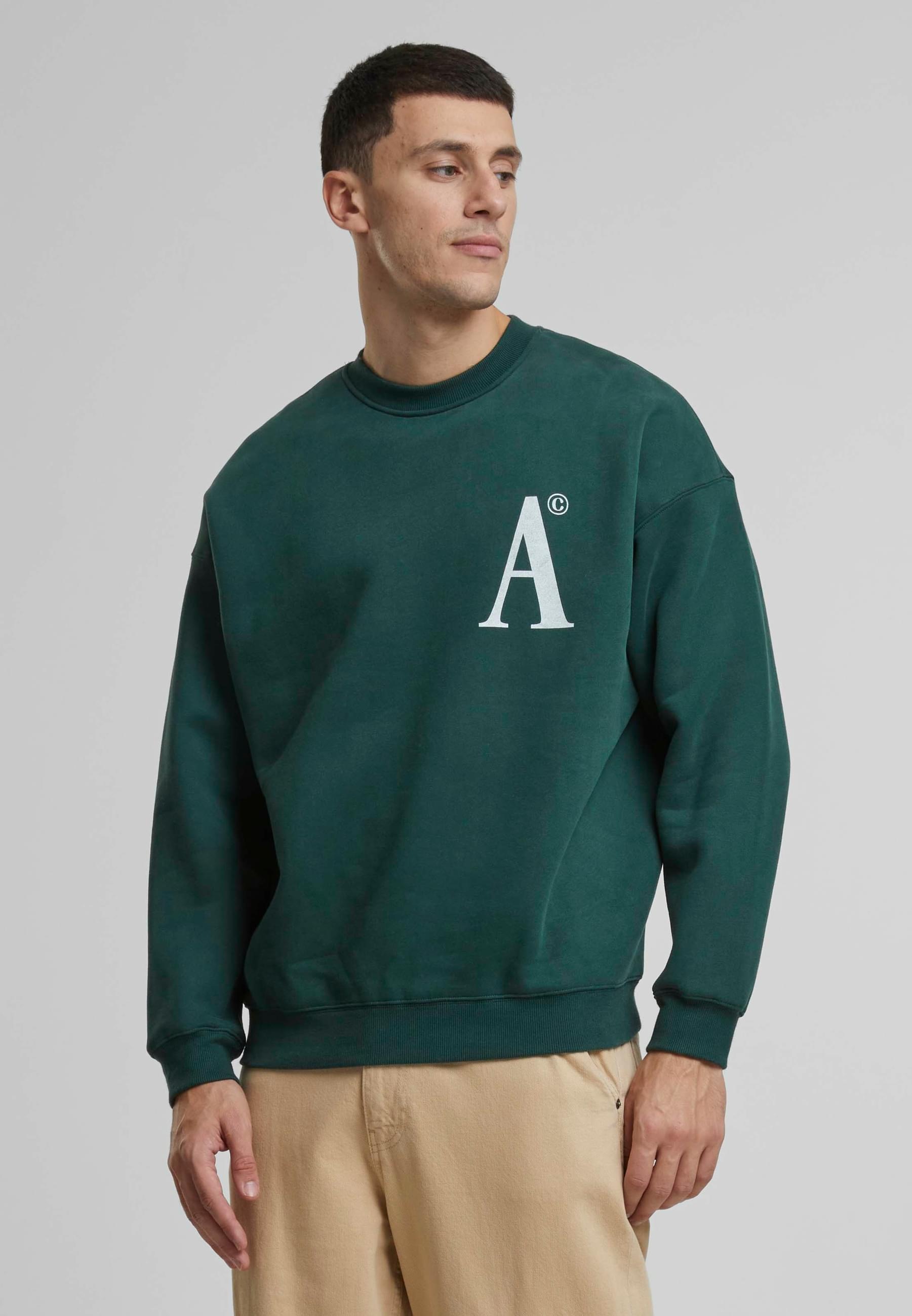 Another Cotton Lab Rundhalspullover »Another Cotton Lab Tennis Society Oversized Sweatshirt«, (1 tlg.)