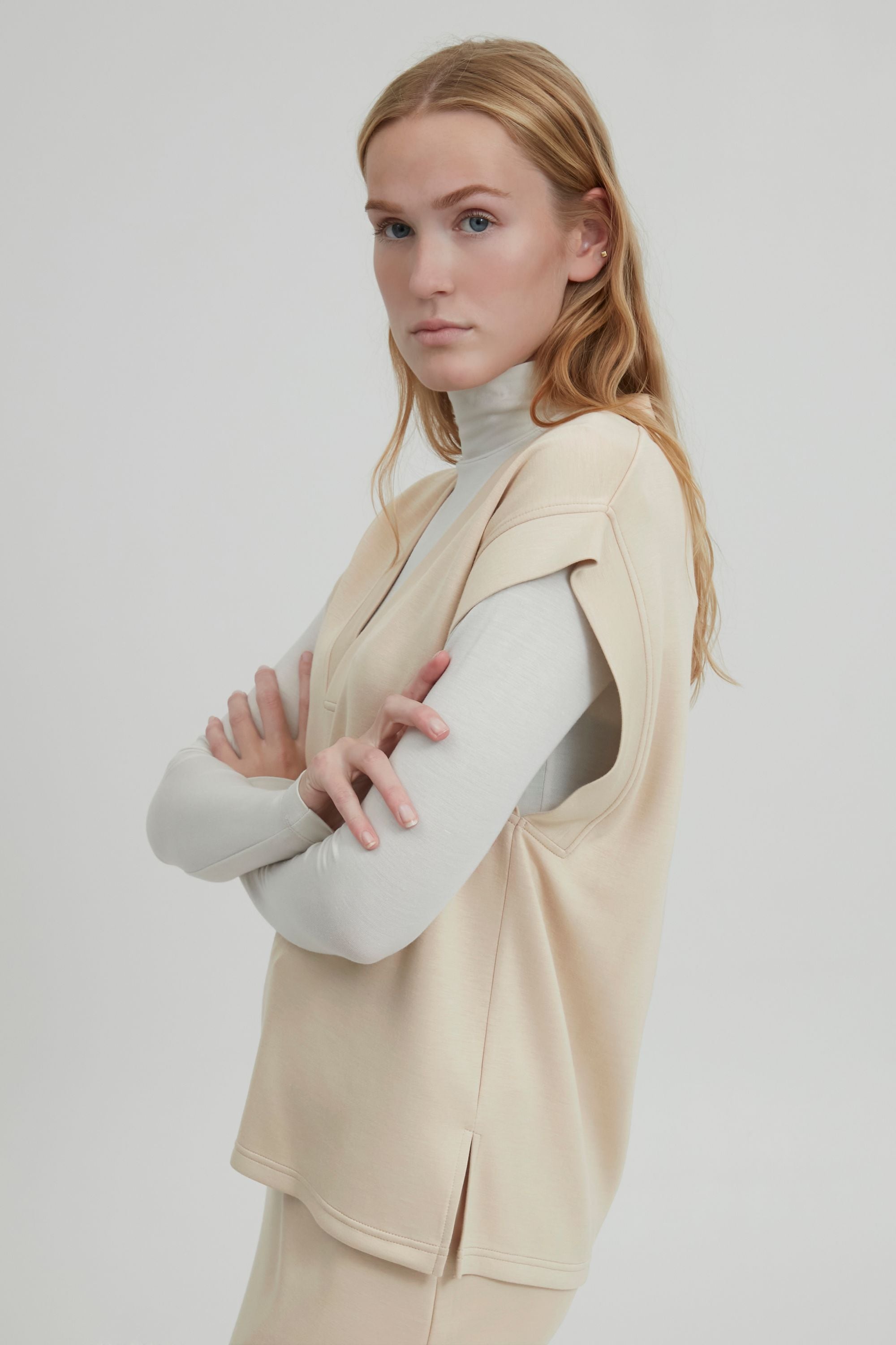 b.young Strickjacke »Strick-V-Pullover BYPusti«