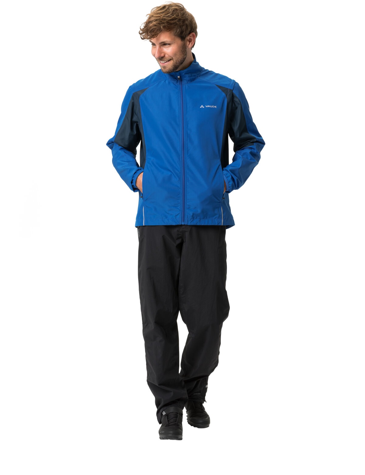 VAUDE Fahrradjacke »MEN'S DUNDEE CLASSIC ZO JACKET«, Wasserabweisend & Atmungsaktiv & Windabweisend