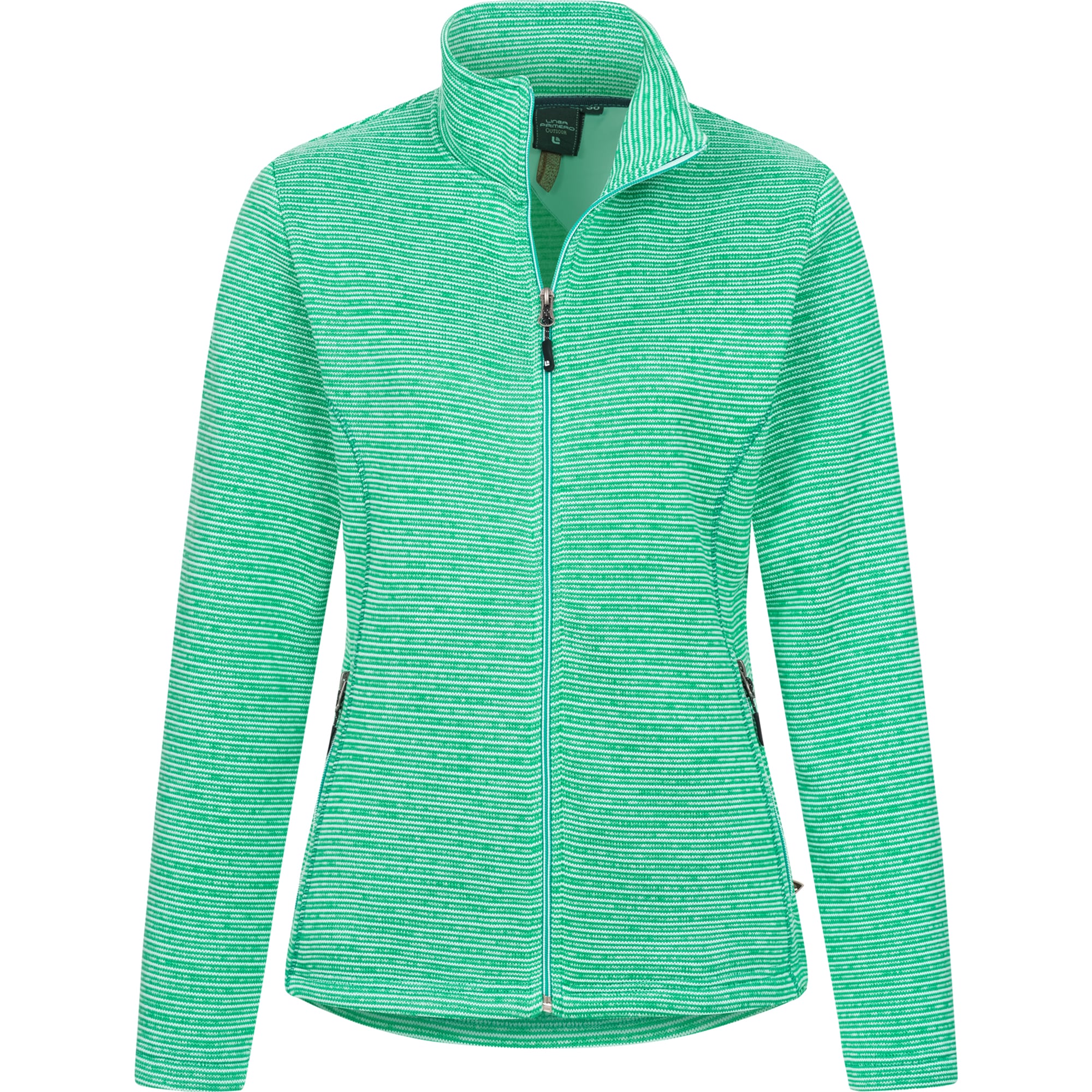 DEPROC Active Strickfleecejacke "CALEDONIA WOMEN", Kontrastreissverschluss günstig online kaufen