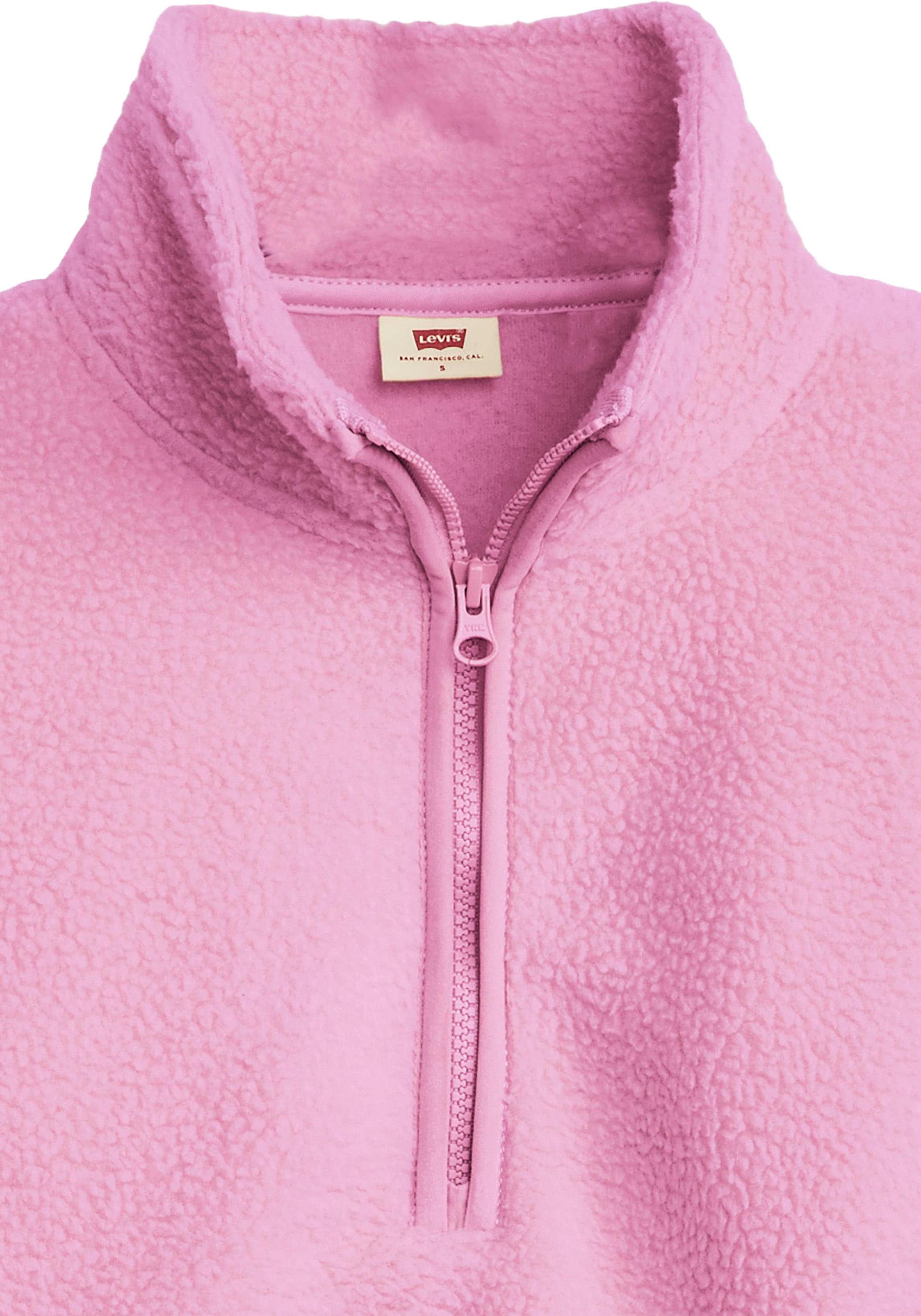 Levi's® Fleecepullover »LSE_DELTA 1/4 ZIP«, Pflegeleichte Fleece- Qualität
