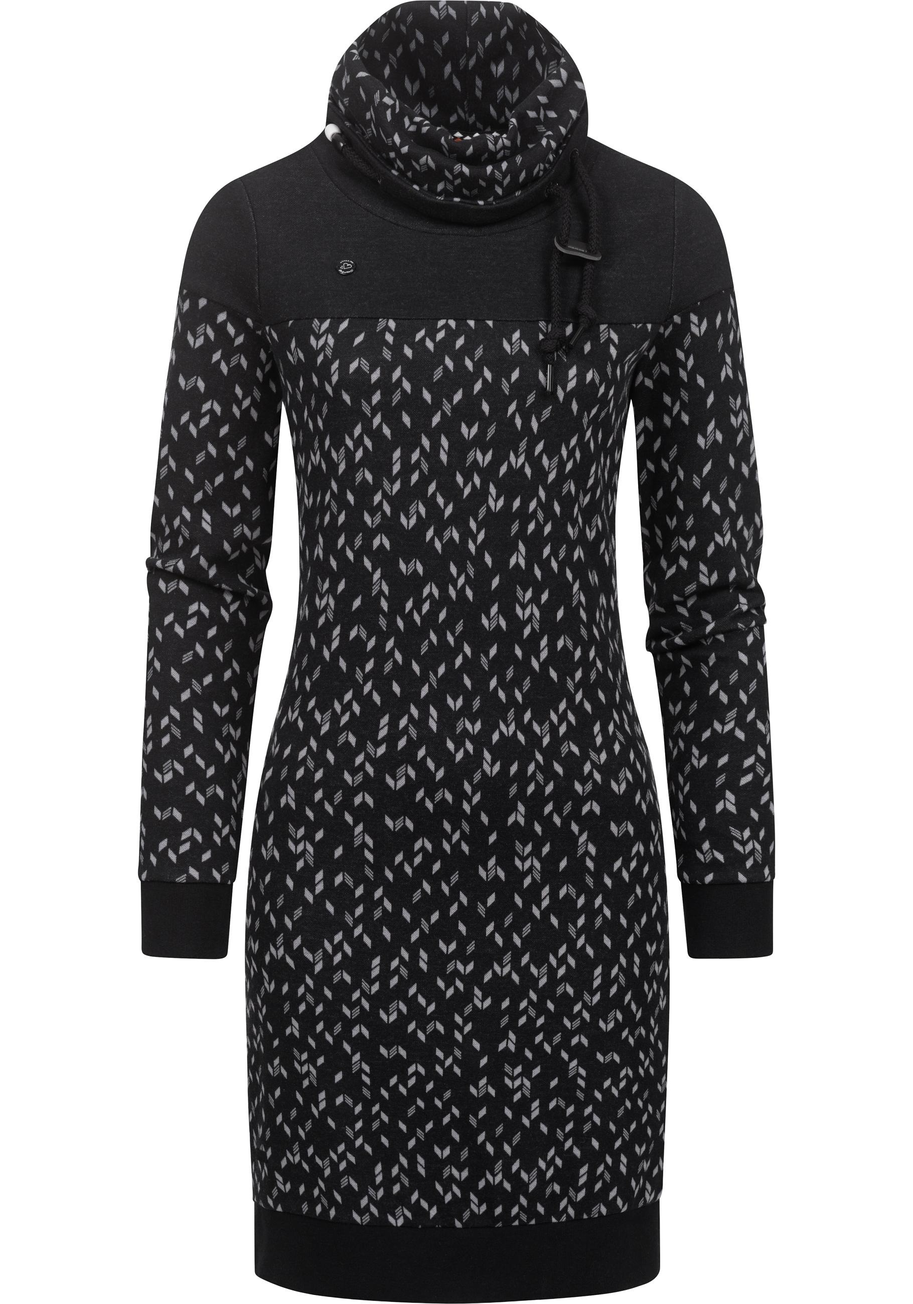 Ragwear Sweatkleid "Chloe Dress" Ohne Taschen stylisches Langarmkleid mit E günstig online kaufen