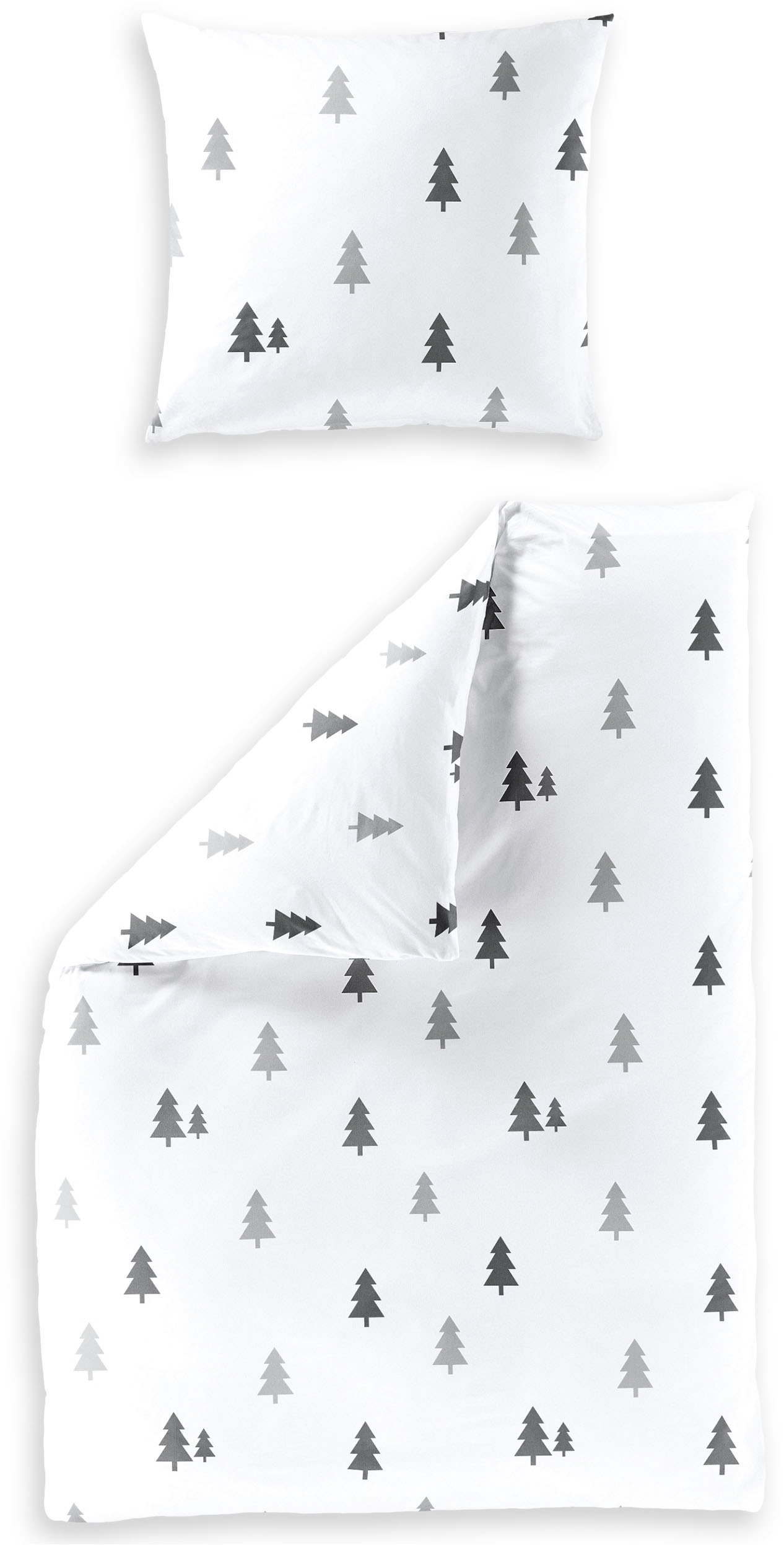 BIERBAUM Bettwäsche "4175" 2 Stk. tlg. Mako-Satin, 100 % Baumwolle, pflegel günstig online kaufen