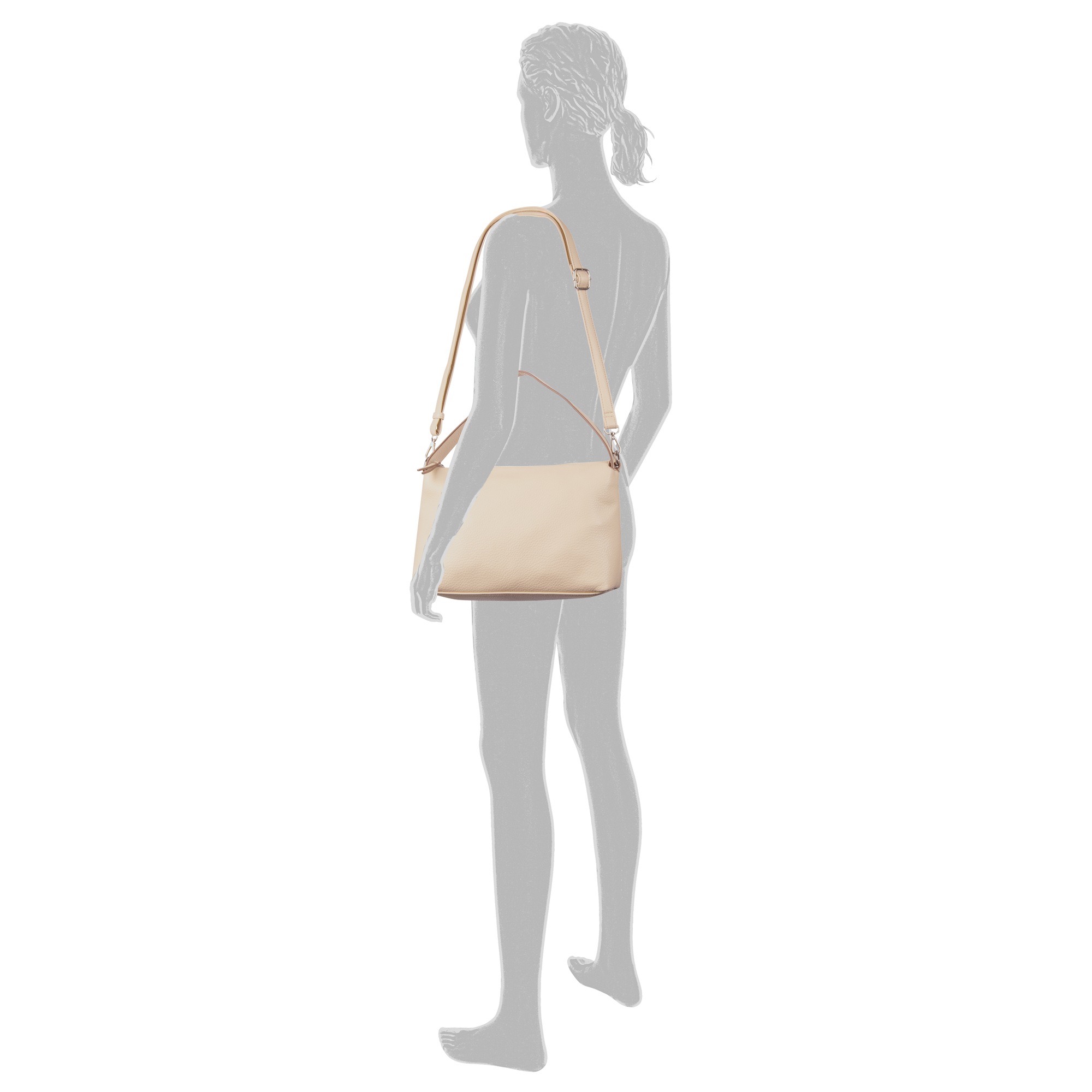 TOM TAILOR Schultertasche "Lissi" besonders weiches Material lässig fallend günstig online kaufen