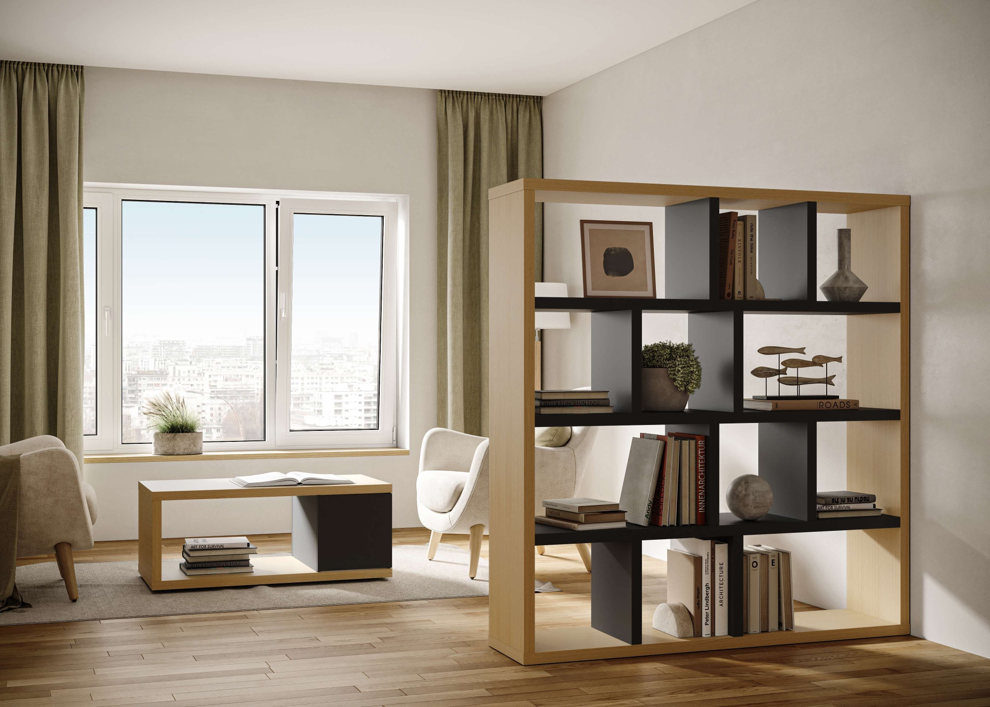 TemaHome Bücherregal "Berlin Regal 150 cm breit, Raumteiler, Mehrzweckregal günstig online kaufen