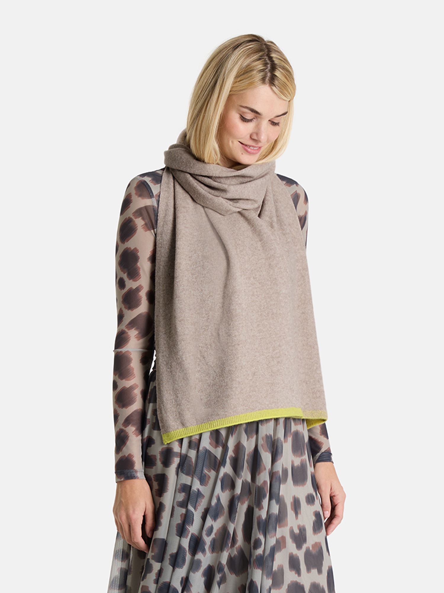 Lieblingsstück Schal »Damen-Strickschal« aus Wolle und Kaschmir