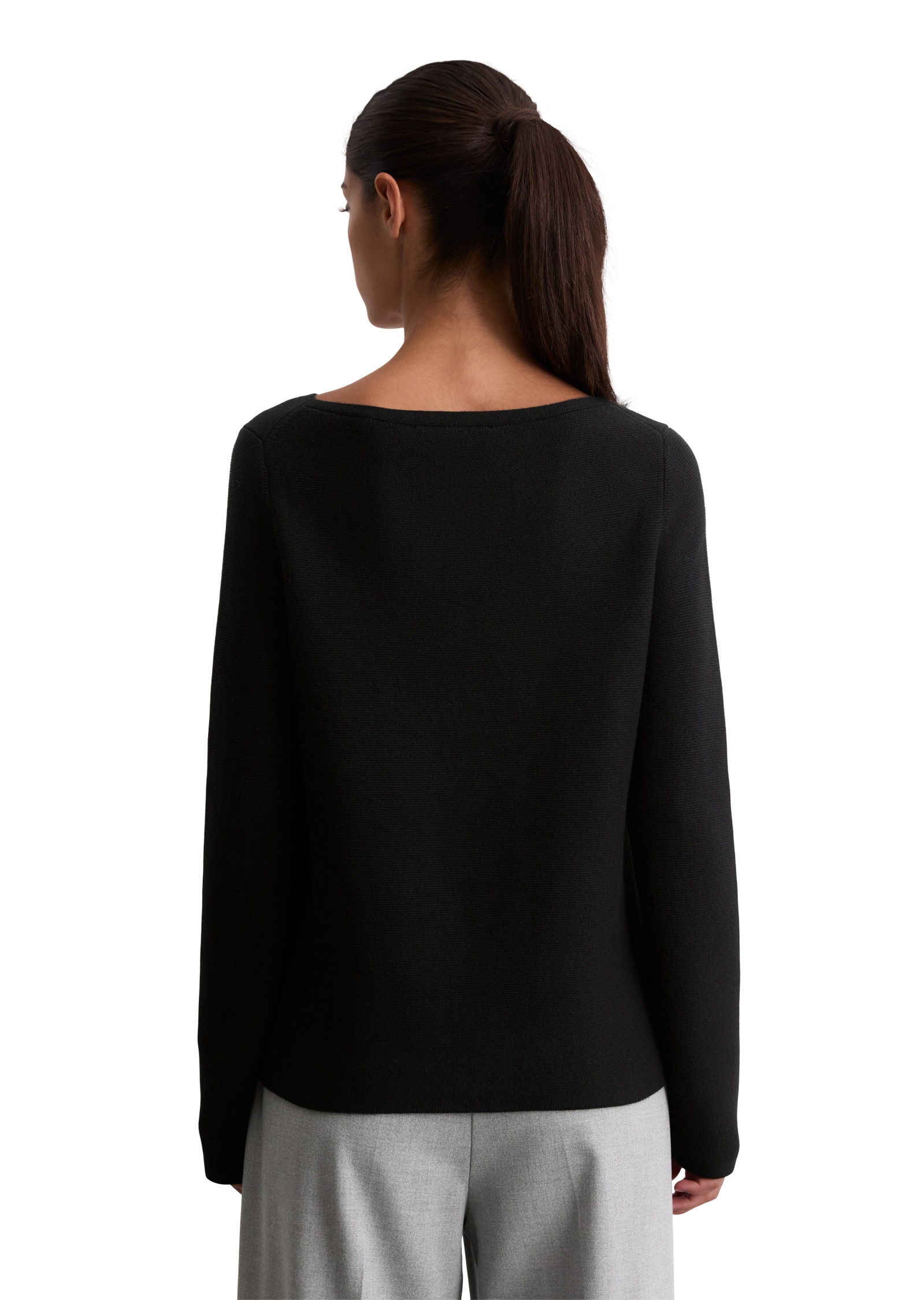 Thumbnail - Marc OPolo Rundhalspullover "aus Bio-Baumwolle"