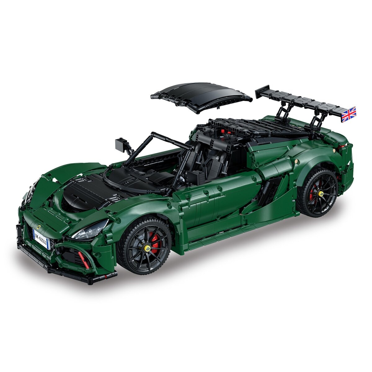 Jamara Konstruktions-Spielset »CaDA, Brick, Lotus Exige Cup 430 grün (402920)« im Maßstab 1:8