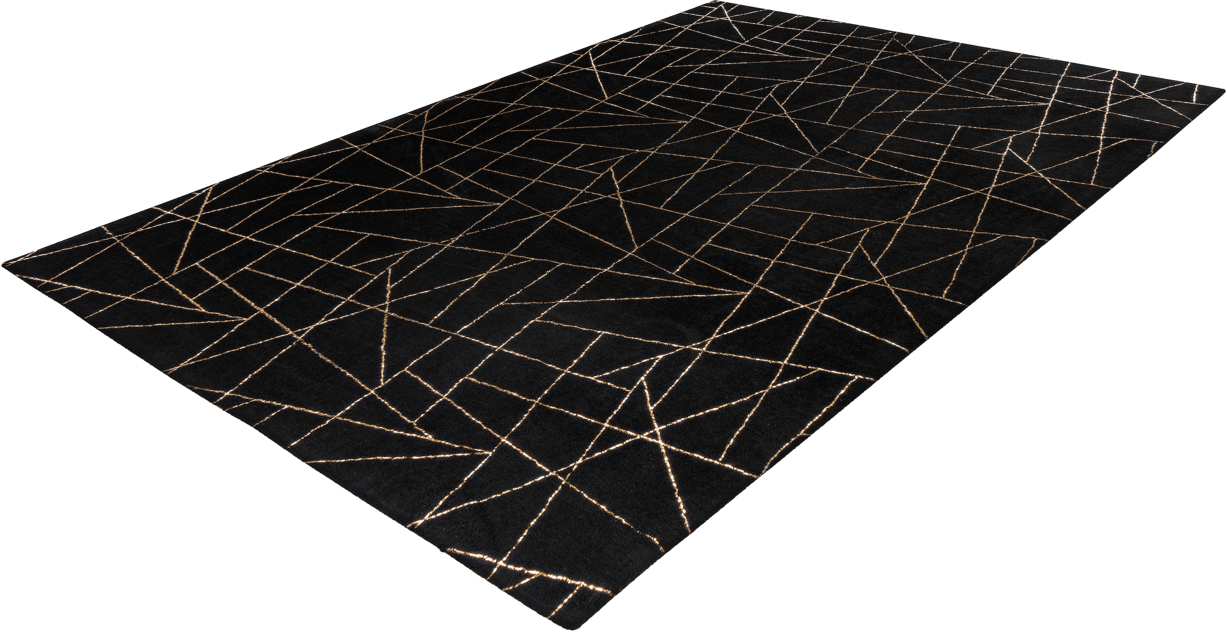 me gusta Teppich »Bijou 125«, rechteckig, 20 mm Höhe, Glanz Effekt, weicher Flor, Wohnzimmer, Schlafzimmer