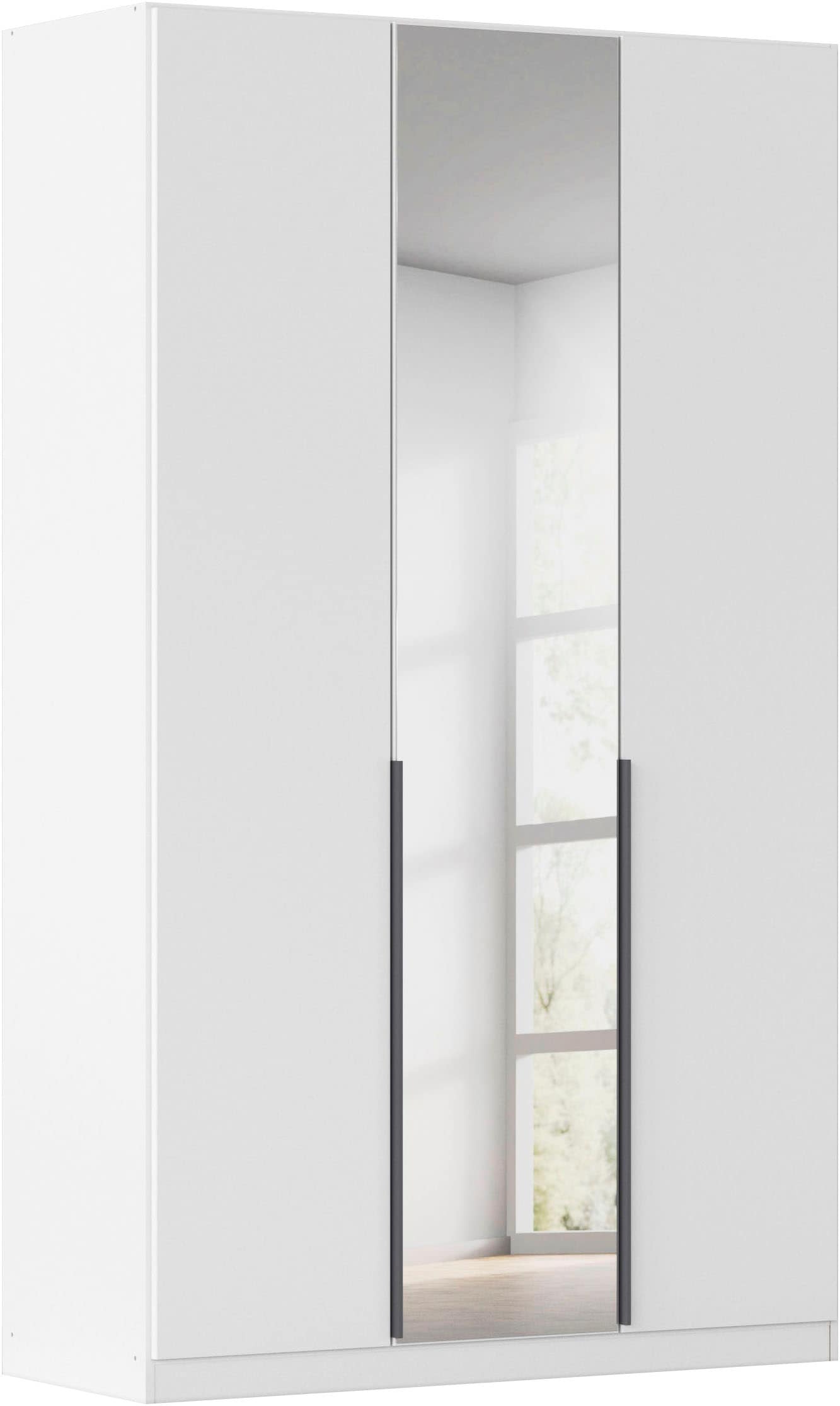 OTTO home Drehtürenschrank "Kleiderschrank Schrank Garderobe AGORDO mit Dekor- oder Hochglanzfront" in zwei Griff-Farben, Breiten 91-405 cm, durchdachte Innenausstattung, in 8 Breiten und 2 Höhen MADE IN GERMANY