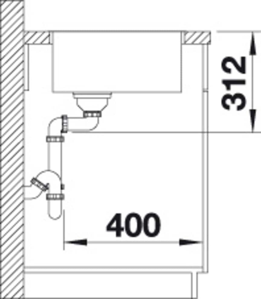 Blanco Granitspüle »SUBLINE 500-IF SteelFrame«, aus SILGRANIT®