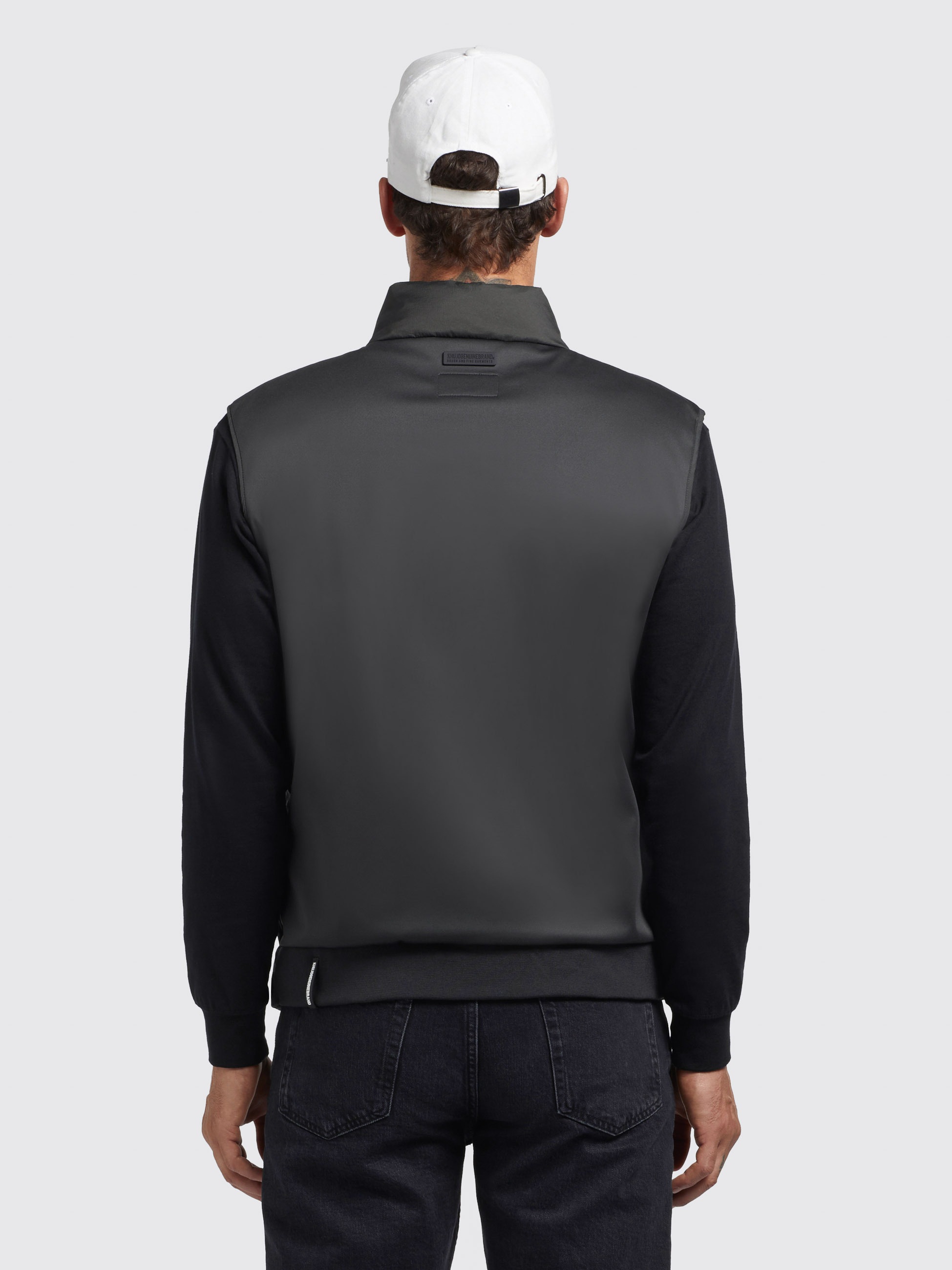 Steppweste KHUJO "OWEM", Herren, Gr. M, braun, 100% Nylon, unifarben, regular fit, Westen Steppweste 3