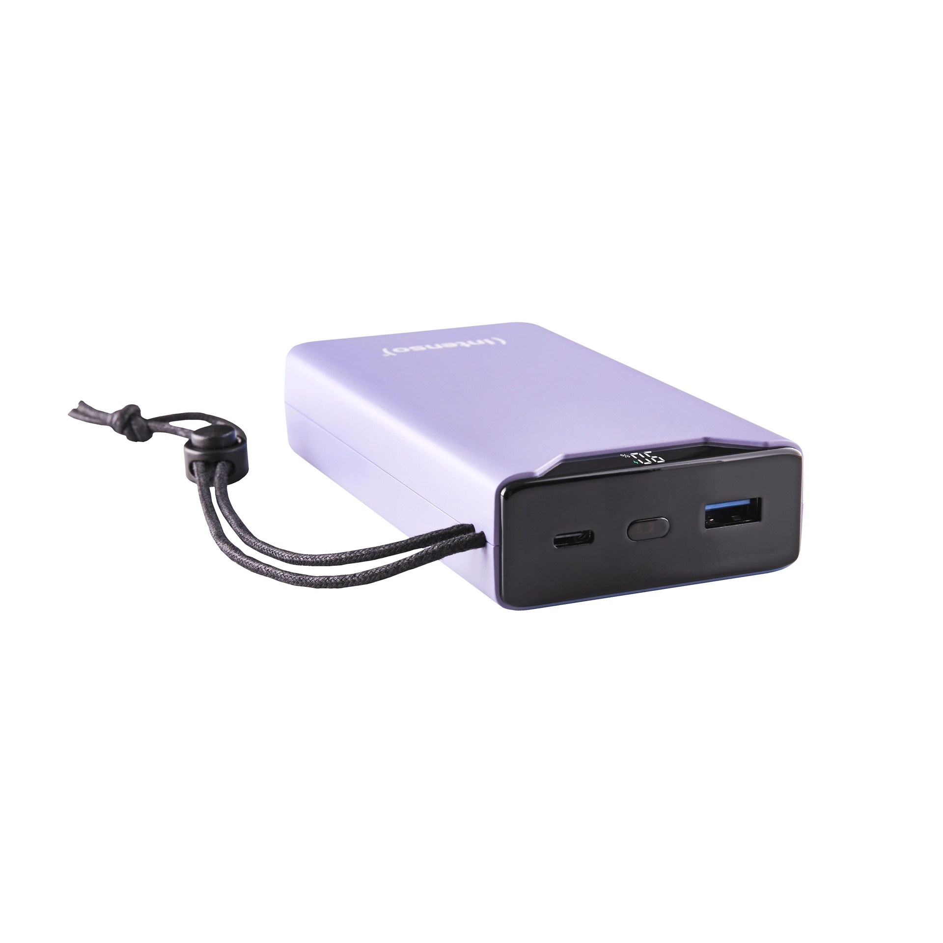 Intenso Powerbank »F20000 20.000 mAh 20 W«, Intenso Power Bank F20000 green, Power Delivery und Qualcomm Quick Charge 3.0, mit USB-C zu USB-C Kabel