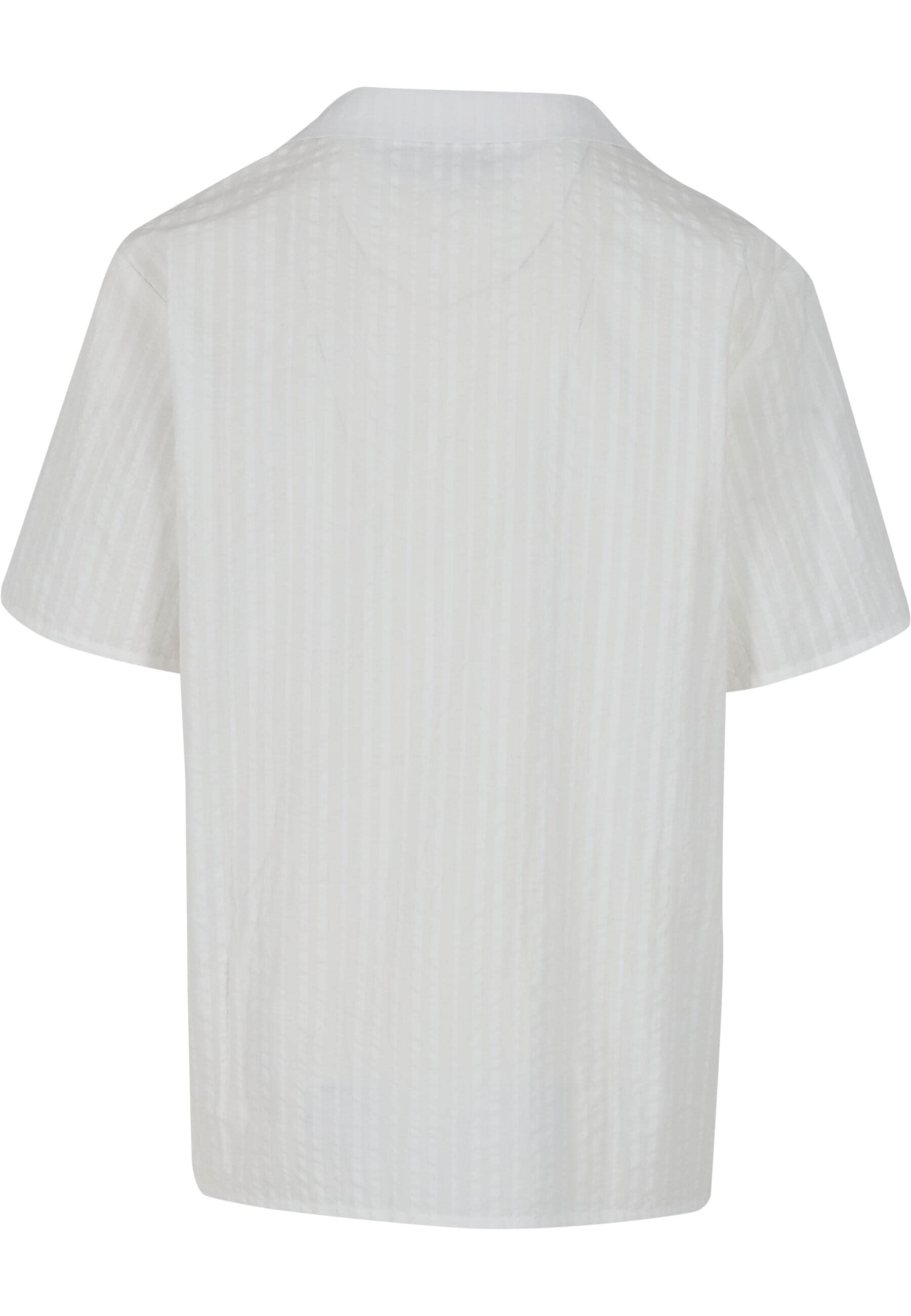 URBAN CLASSICS Langarmhemd »Urban Classics Seersucker Resort Shirt«, (1 tlg.)