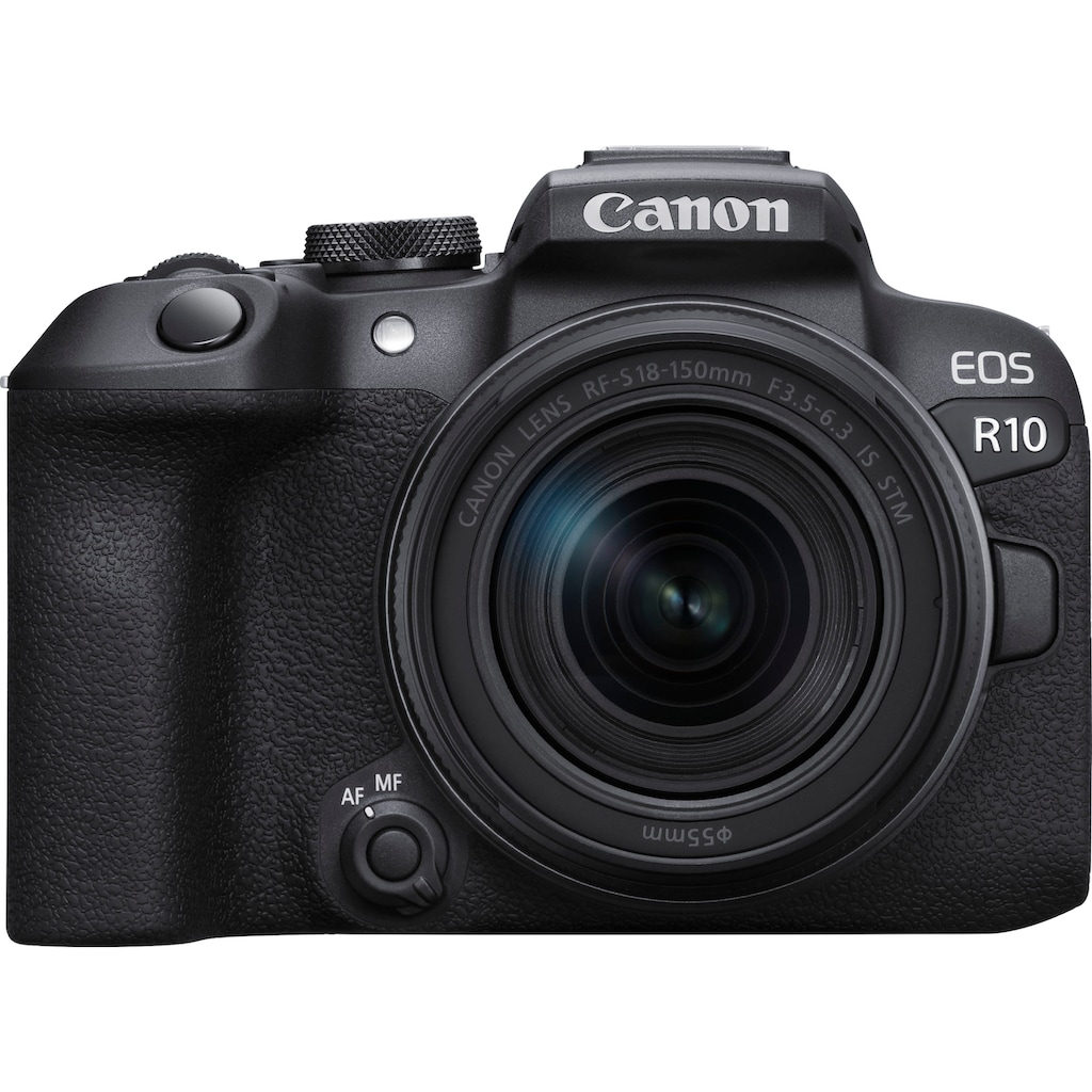 Canon Systemkamera »EOS R10 + RF-S 18-150mm F3.5-6.3 IS STM«, RF-S 18-150mm F3.5-6.3 IS STM, 24,2 MP, Bluetooth-WLAN