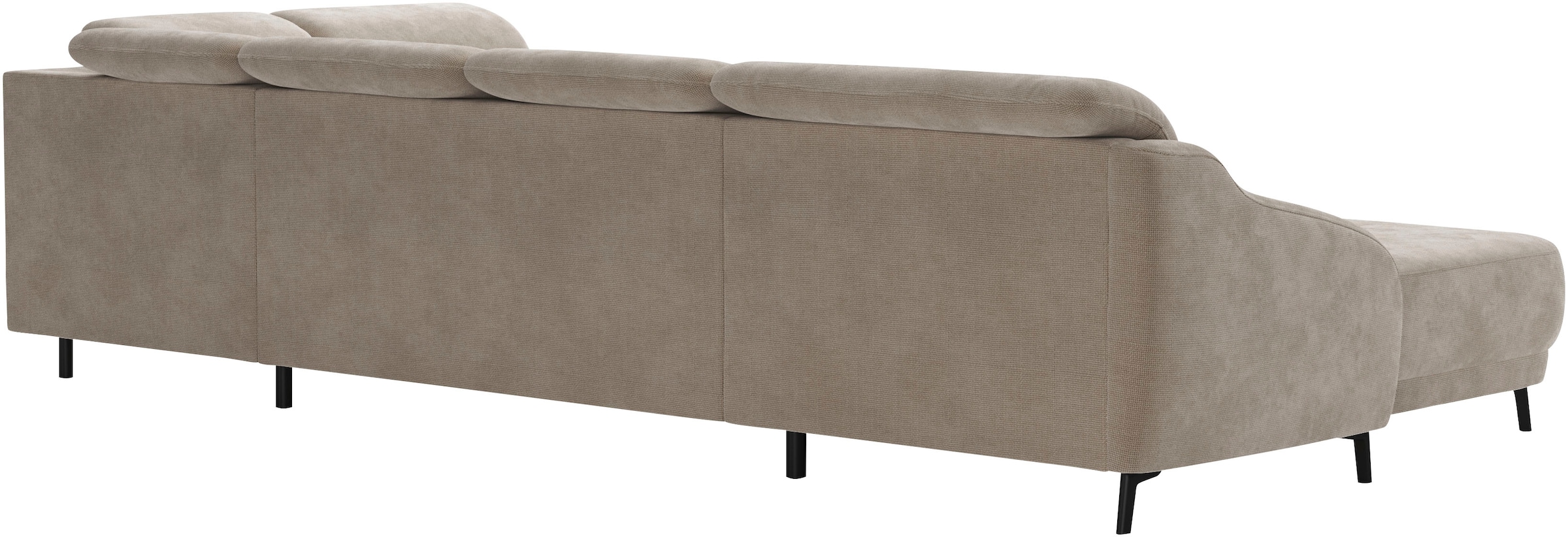 sit&more Wohnlandschaft »Blues U-Form«, inkl. Kopfteilverstellung, wahlweise mit Klapptisch und USB