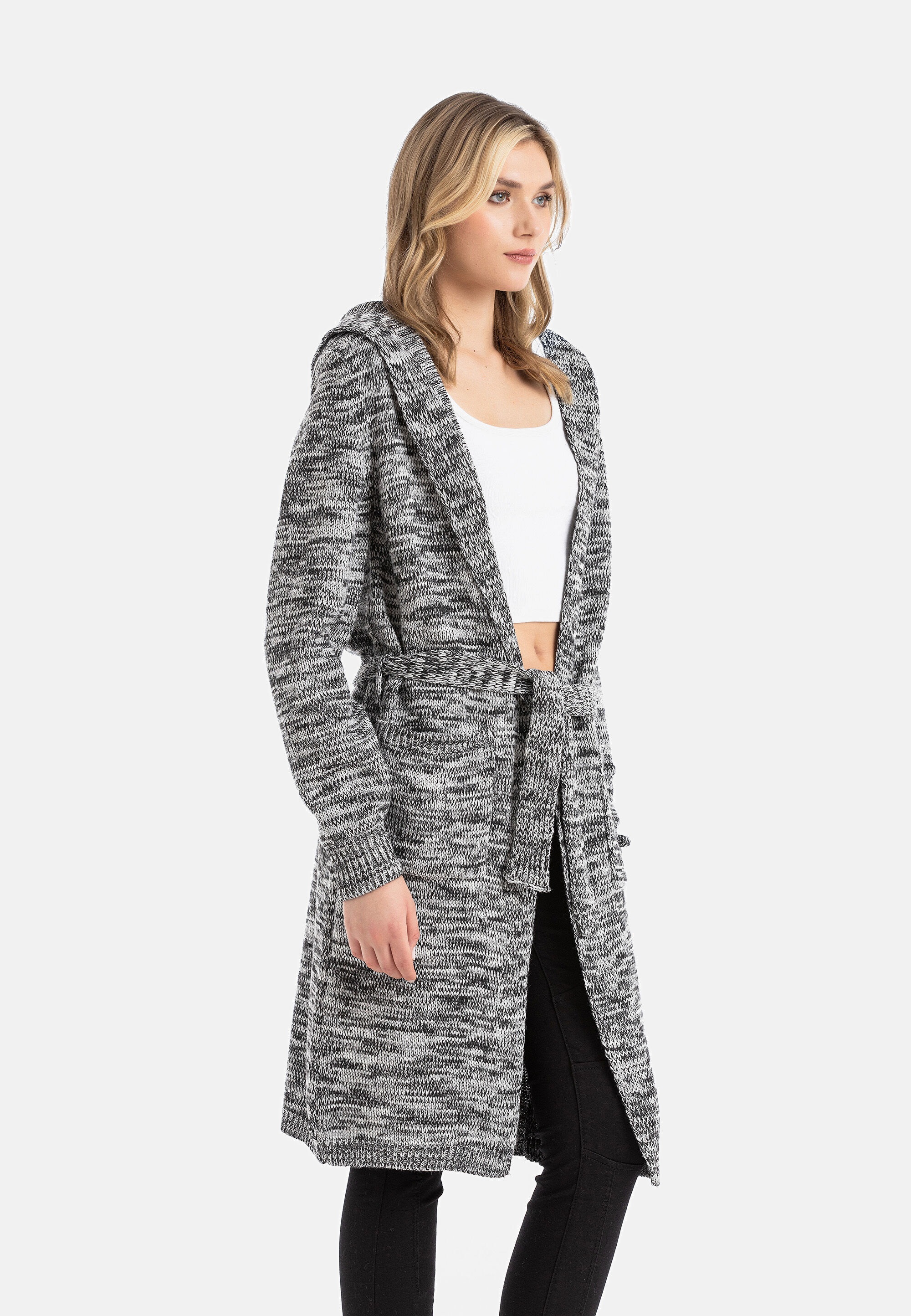 Cipo & Baxx Cardigan »WP239« mit Kapuze