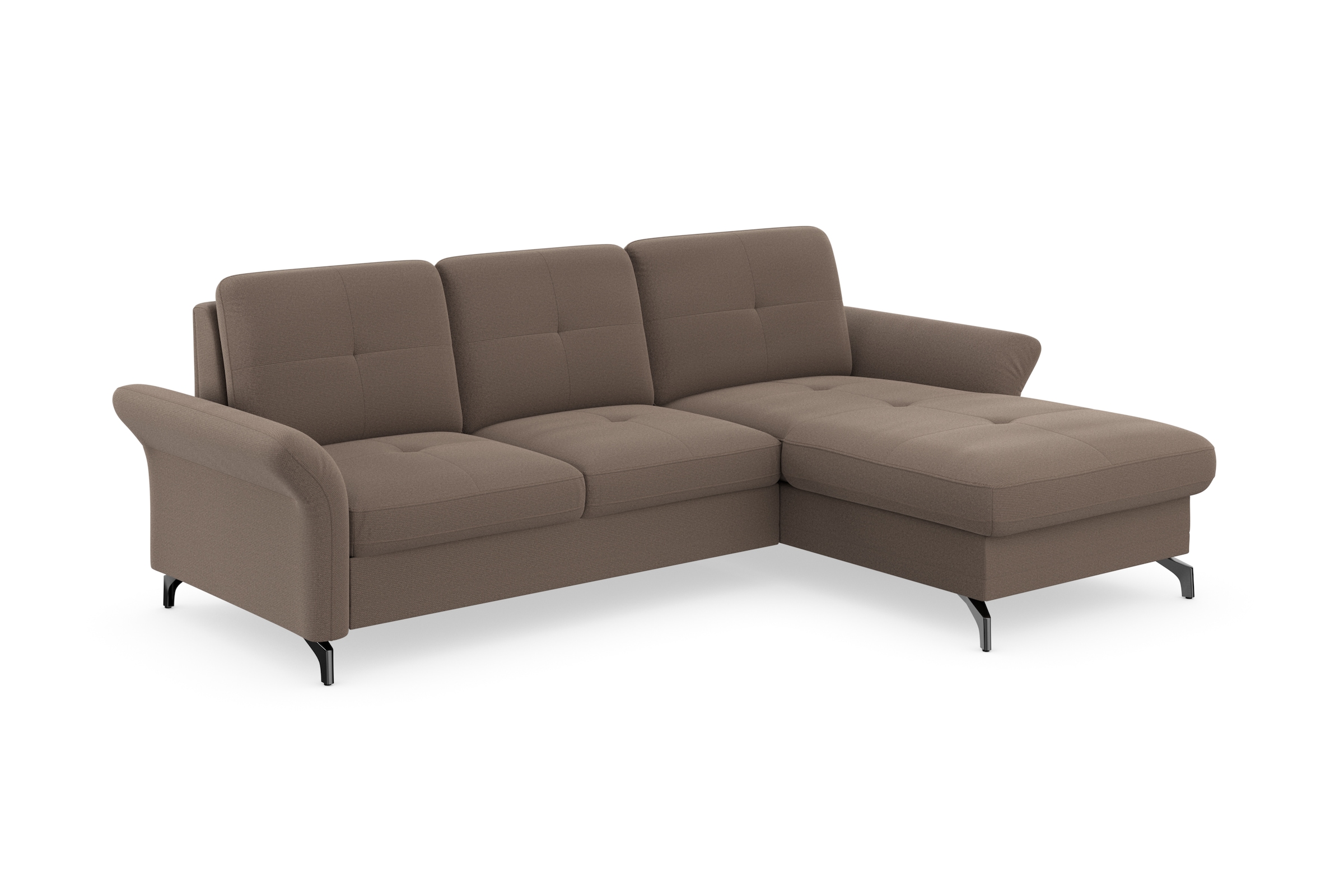 Places of Style Ecksofa "Calando L-Form", wahlweise mit Bettfunktion, Bettk günstig online kaufen