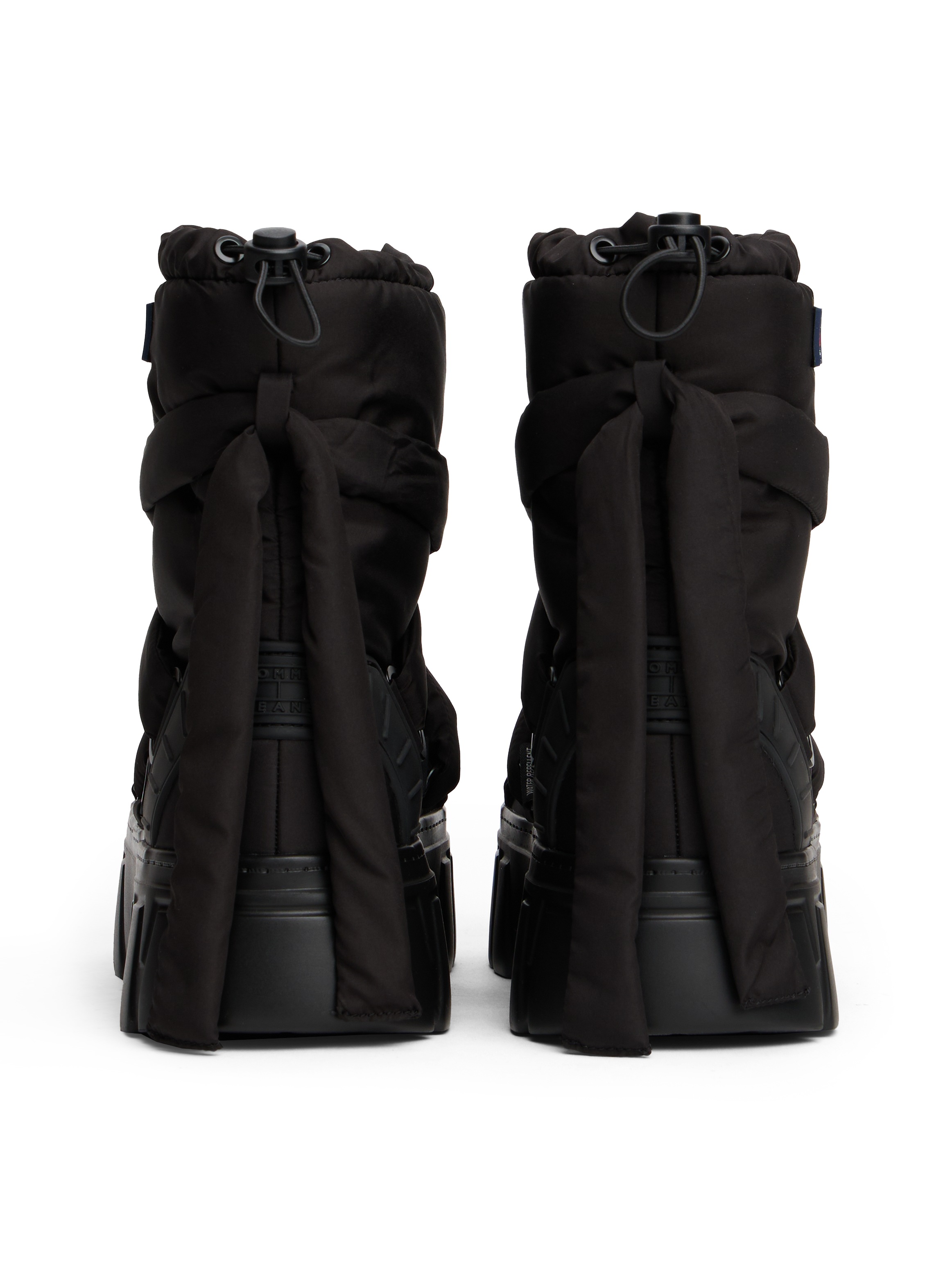 Tommy Jeans Snowboots »TJW CHUNKY SNOW BOOT NYLON«, Plateau, Winterboots, Schneeschuh mit Schnellverschluss