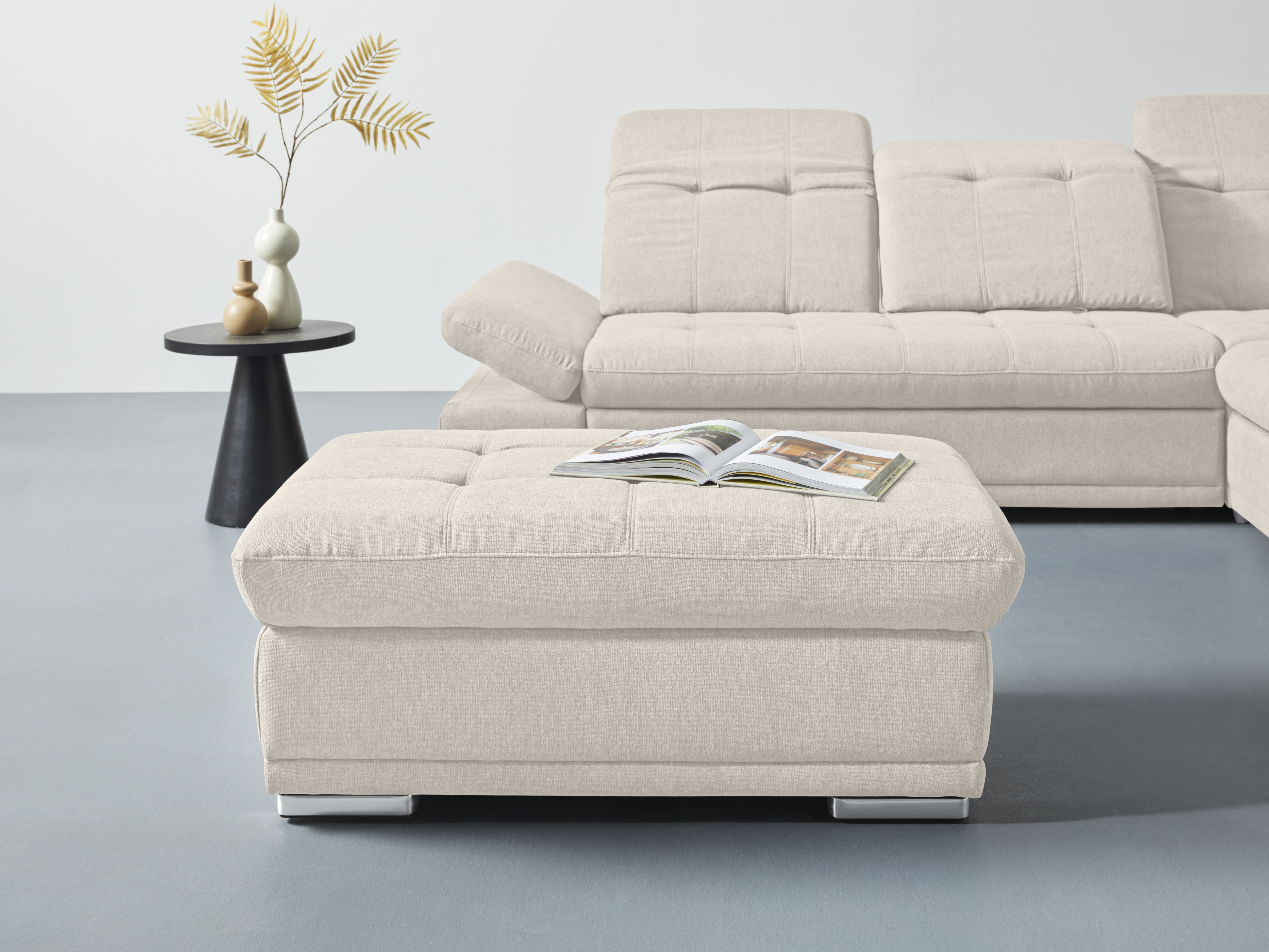 COTTA Hocker Holiday Beige