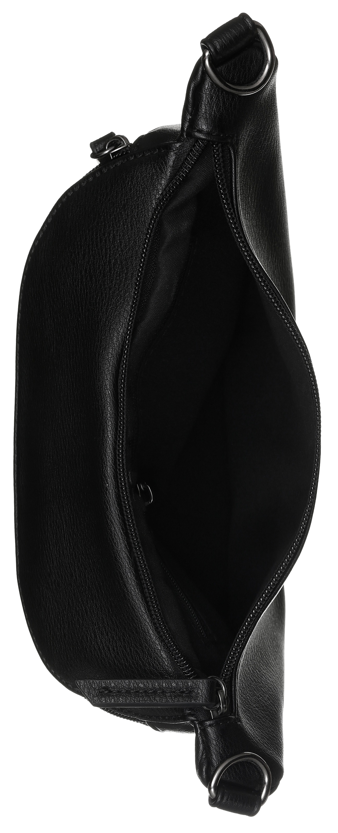 Bauchtasche KANGAROOS, Damen, Gr. B/H/T: 24cm x 17cm x 14cm, schwarz, Lederimitat, Taschen, Schultertasche, Umhängetasche, Handtasche Damen 3