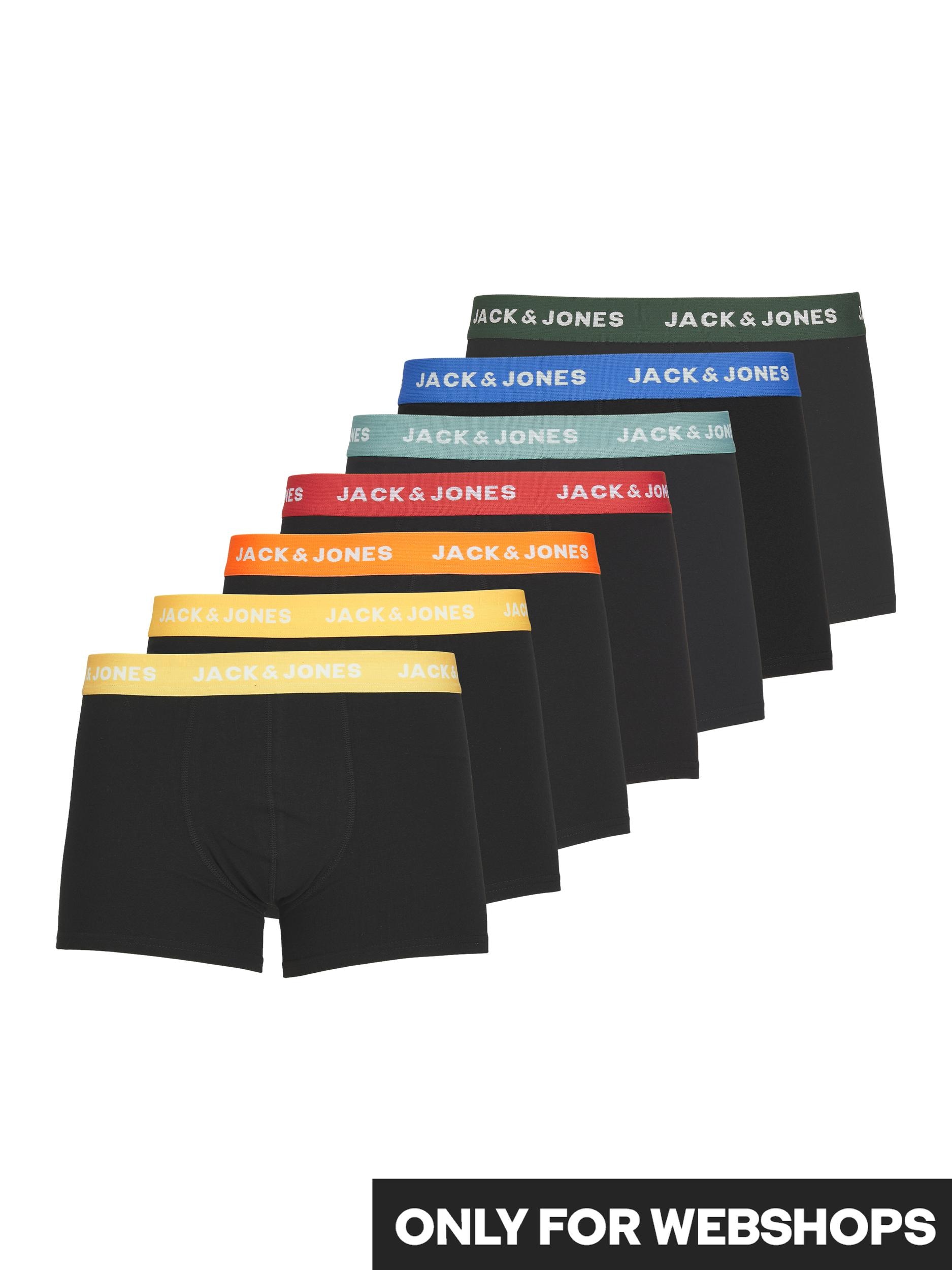 Jack & Jones Trunk "JACVITO SOLID TRUNKS 7 PACK NOOS" Packung, 7er-Pack, 7 Stk.