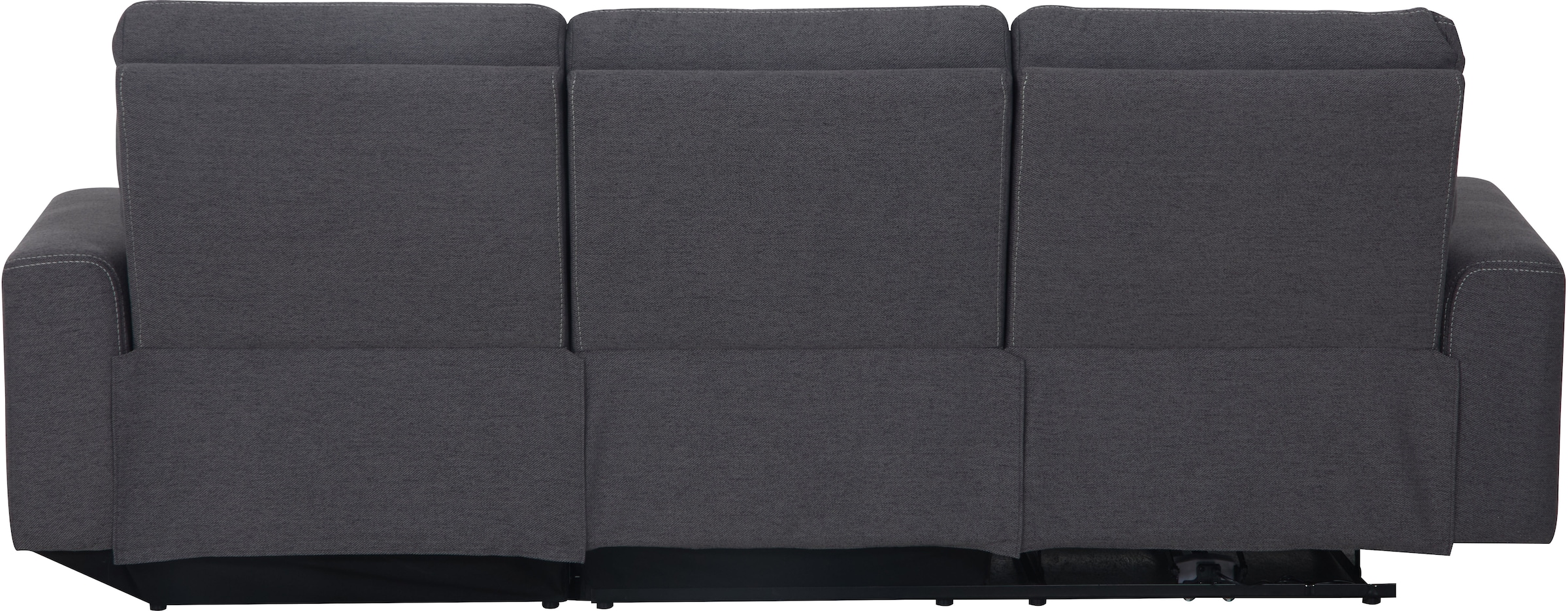 Home affaire Ecksofa »VENOIR, L-Form, 250 cm, manuelle u. elektrische Funktion (m. USB A/C)«, Stauraum unter der Recamiere, 2. Staufach, Federkern