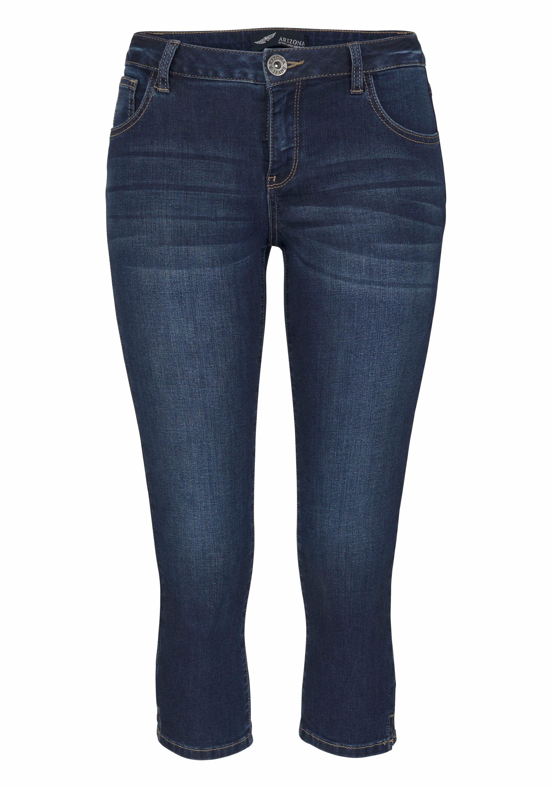 Arizona Caprijeans »Ultra-Stretch«, Mid-Waist für kaufen | BAUR | High Waist Jeans