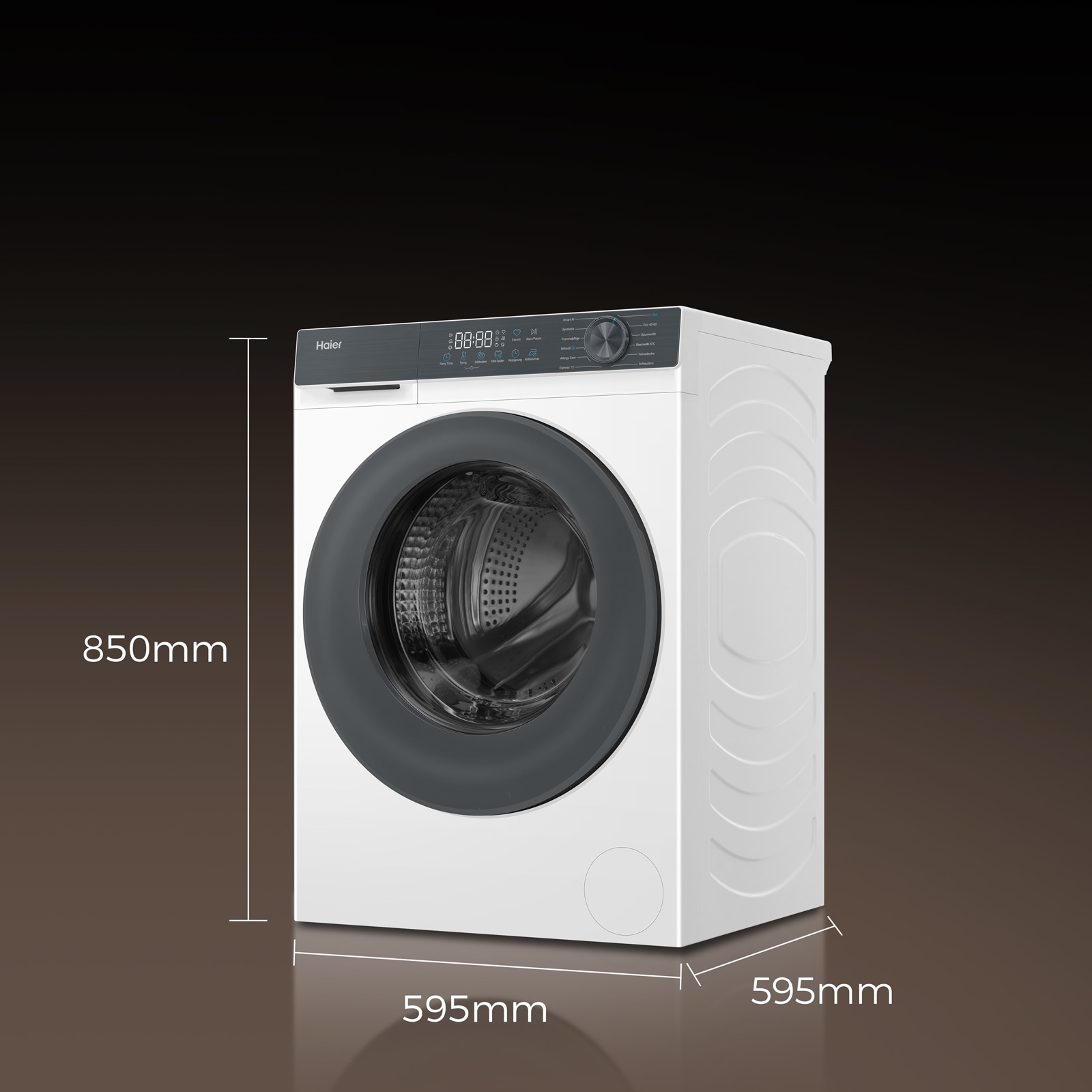 Haier Waschmaschine G3 Serie »HW90-BP14637T« 9 kg 1400 U/min Smart AI Automatikprogramm