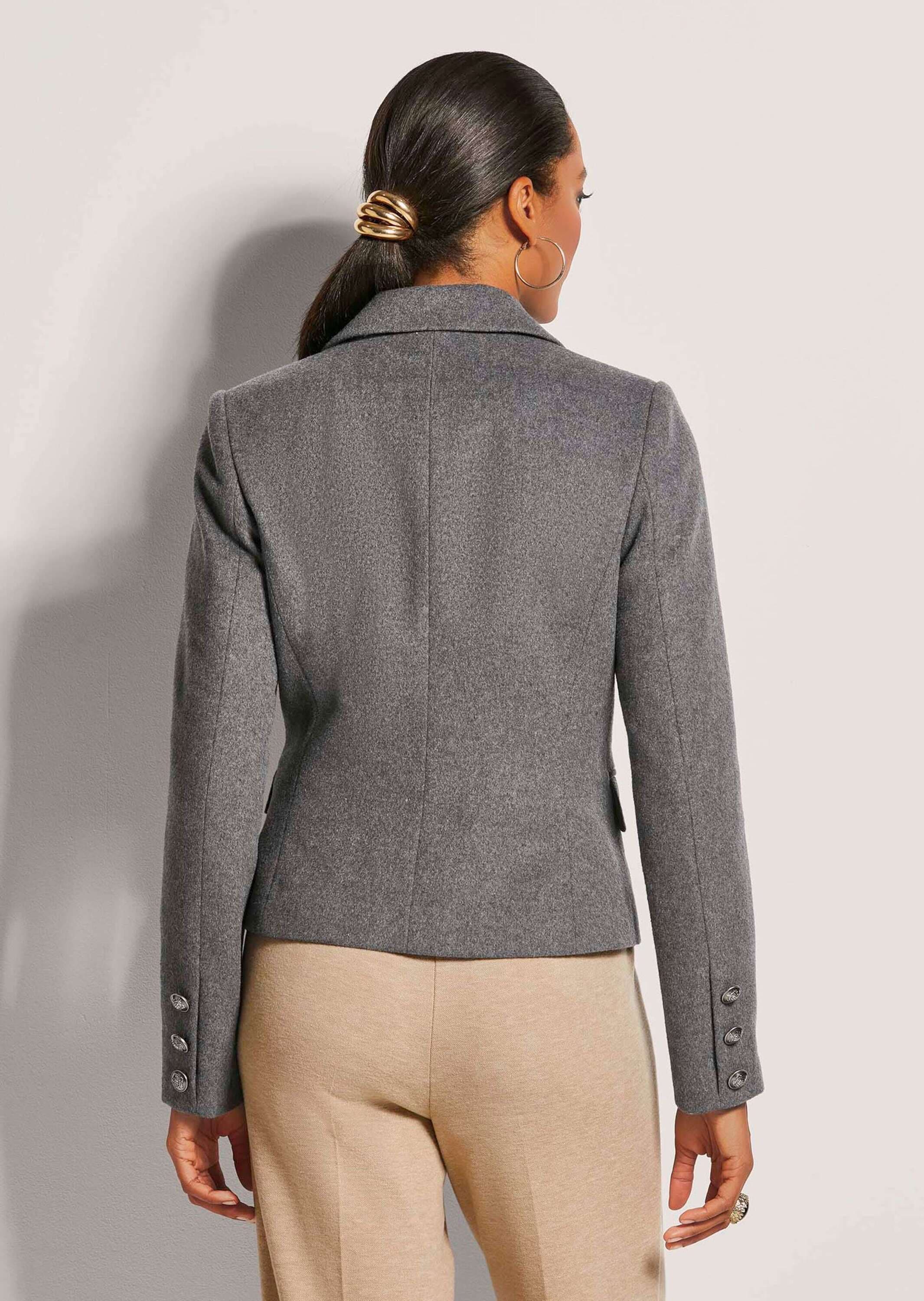 MADELEINE Longblazer »Blazer Kurzblazer mit Glanz-Akzenten«
