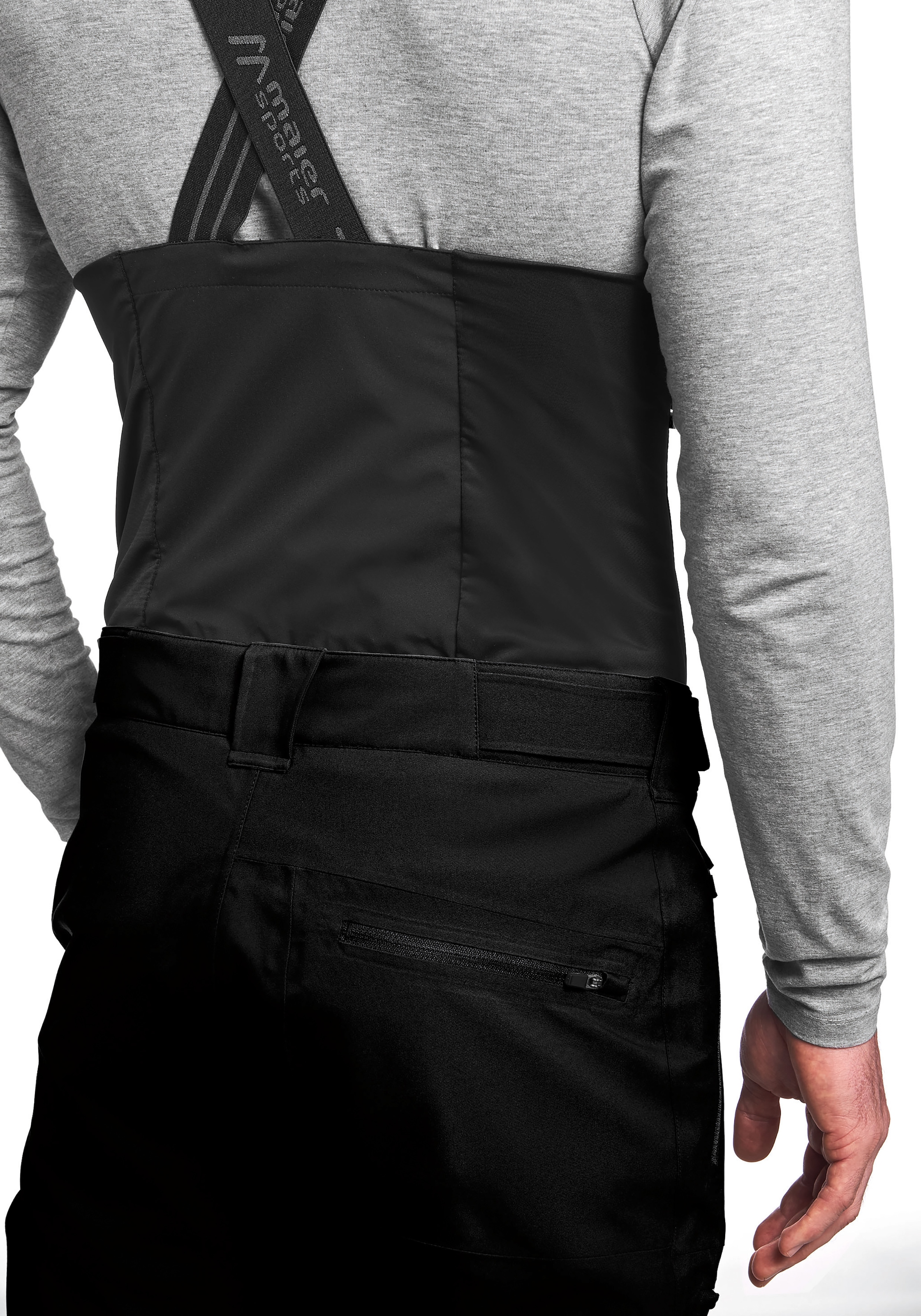 Maier Sports Funktionshose »Diabas Bib M«, Von Berg- bis Hochtour begleitet diese wasserdichte Outdoor-Latzhose