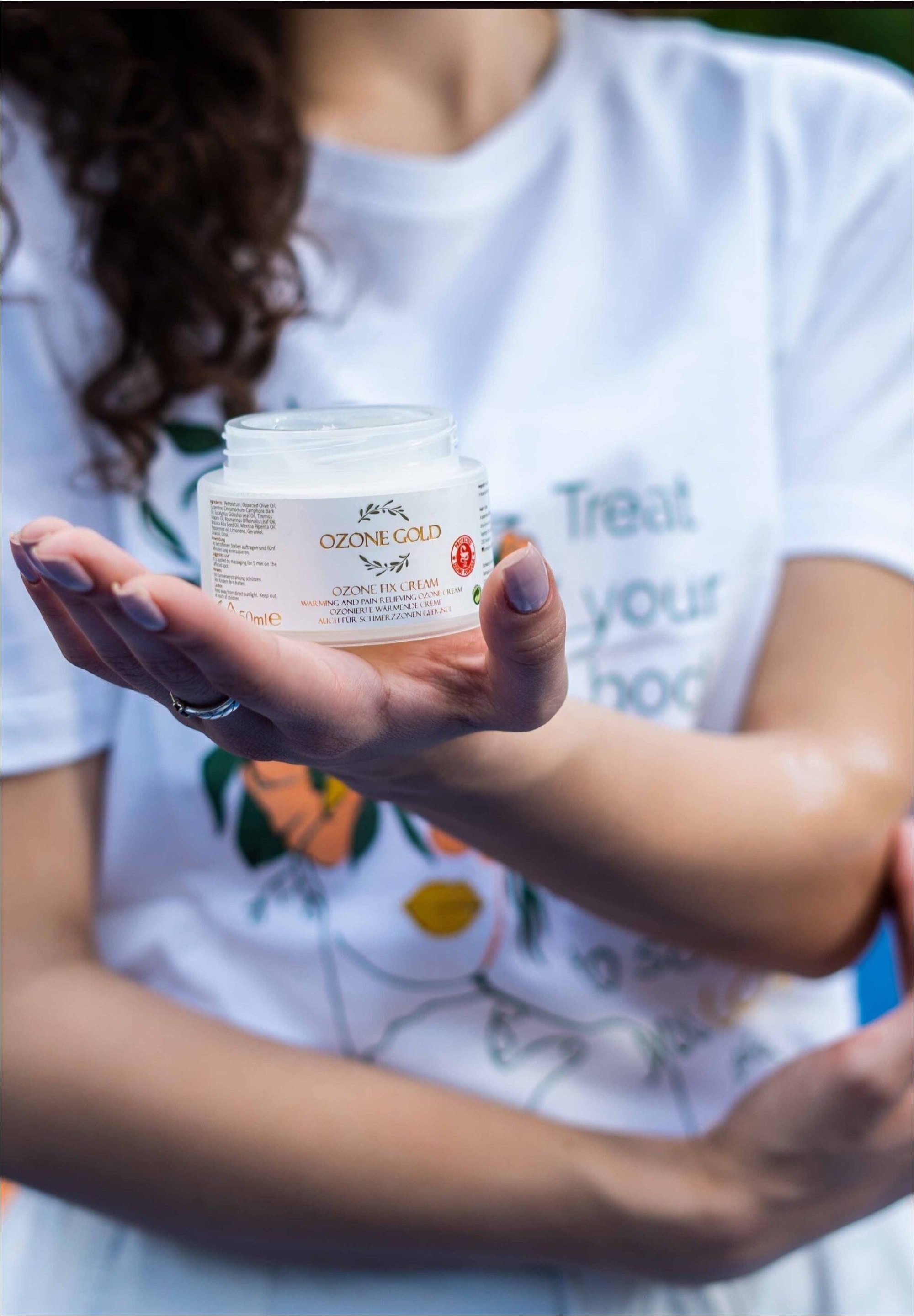 OZONE GOLD Körpercreme »OZON FIX«, (1 tlg.), mit schmerzlindernder Wirkung & natürlichen Ölen