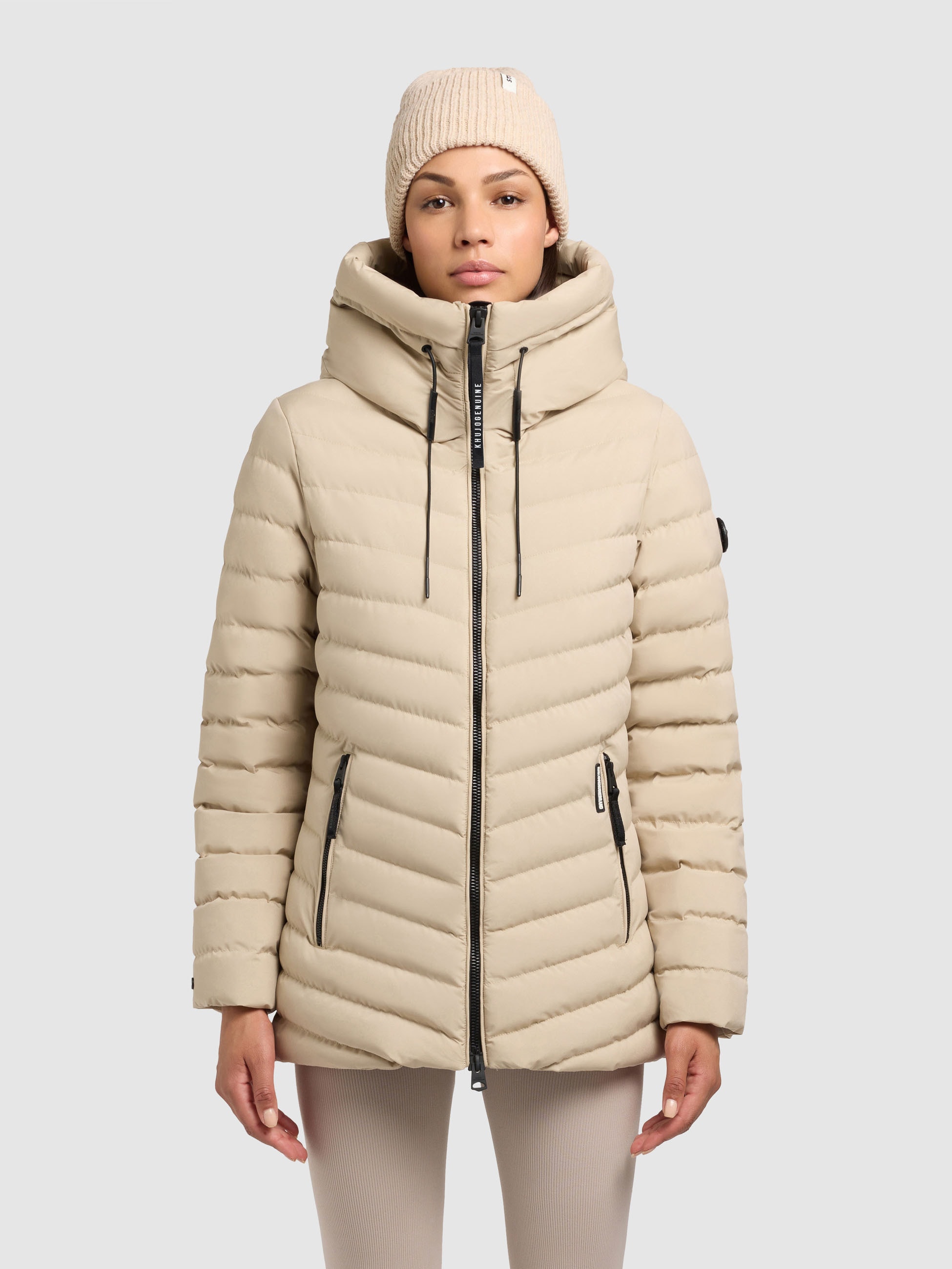 khujo Steppjacke »PACE«, mit Kapuze