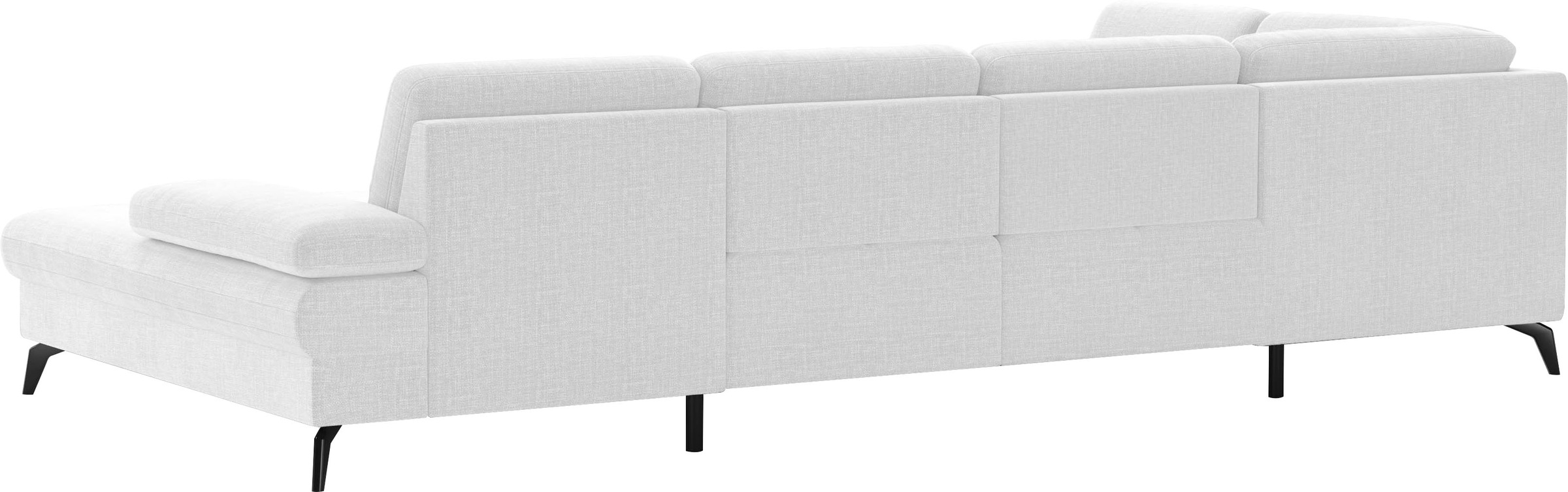 sit&more Wohnlandschaft »Morris U-Form, inkl. Sitztiefenverstellung«, wahlweise mit Armteilverstellung, Bettfunktion & Bettkasten