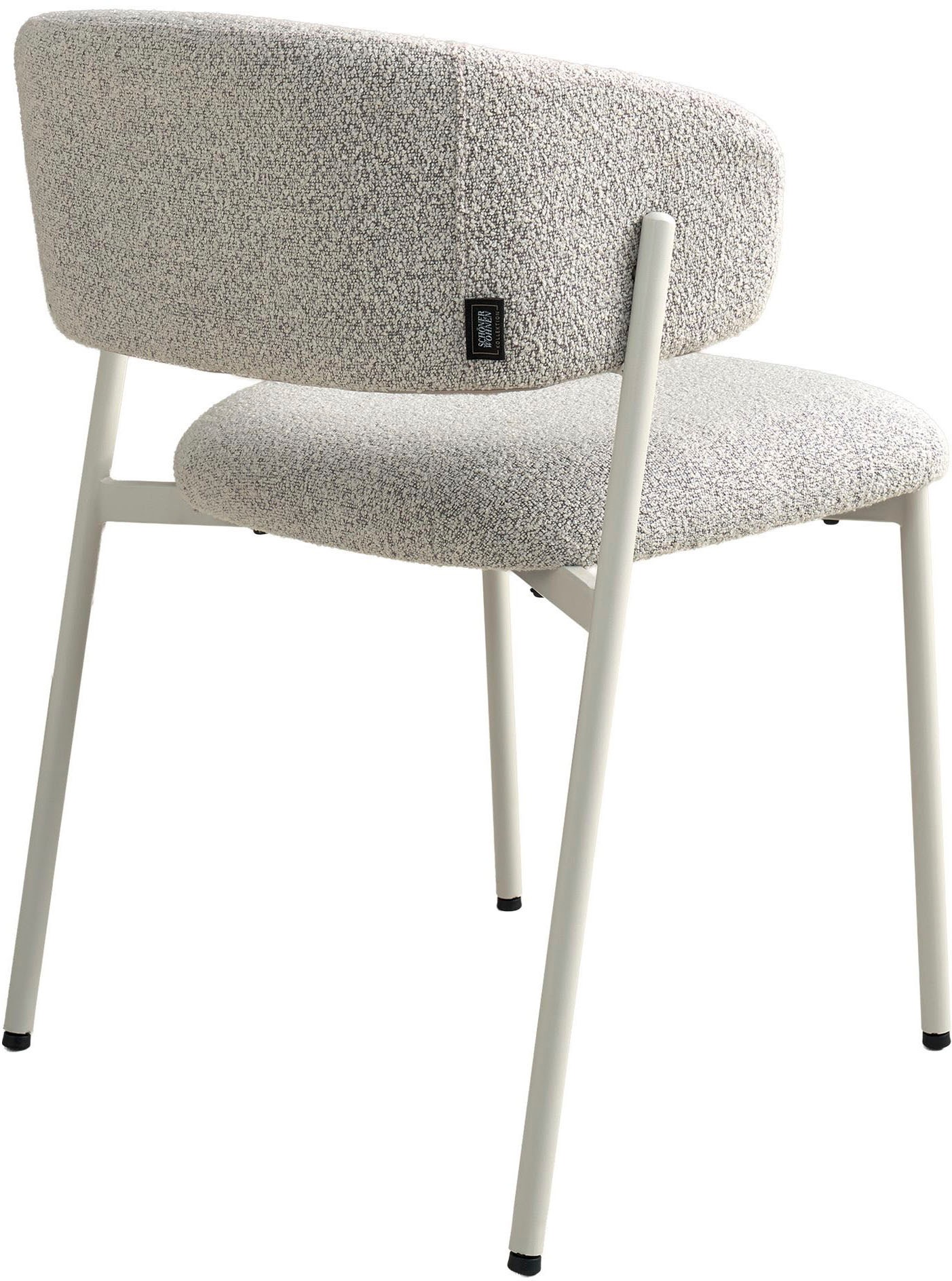 SCHÖNER WOHNEN-Kollektion Esszimmerstuhl »OSLO« (Set) 2 Stk.Bezug Bouclé, Untergestell Metall pulverbeschichtet