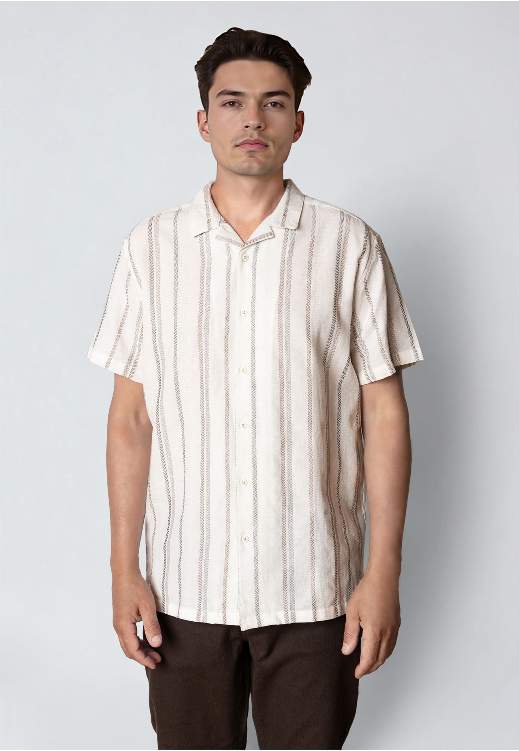 Clean Cut Copenhagen Langarmhemd »Clean Cut Copenhagen Bowling Evald S/S Shirt« 1