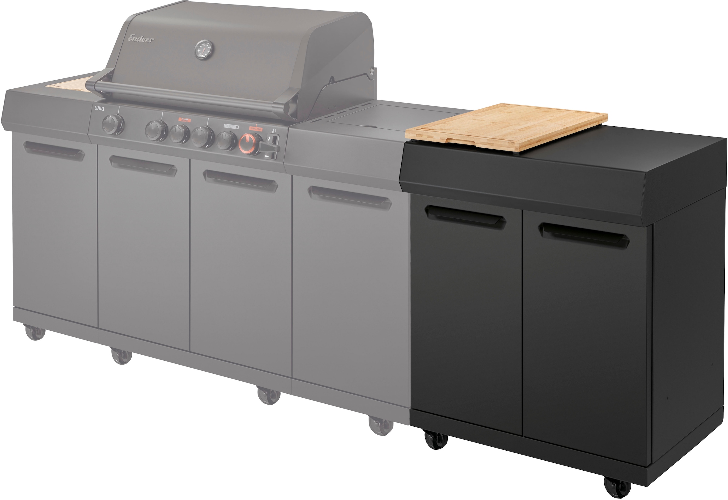 Enders® Gasgrill »Uniq 4 IK Kitchen Cruster Shadow Platform I«