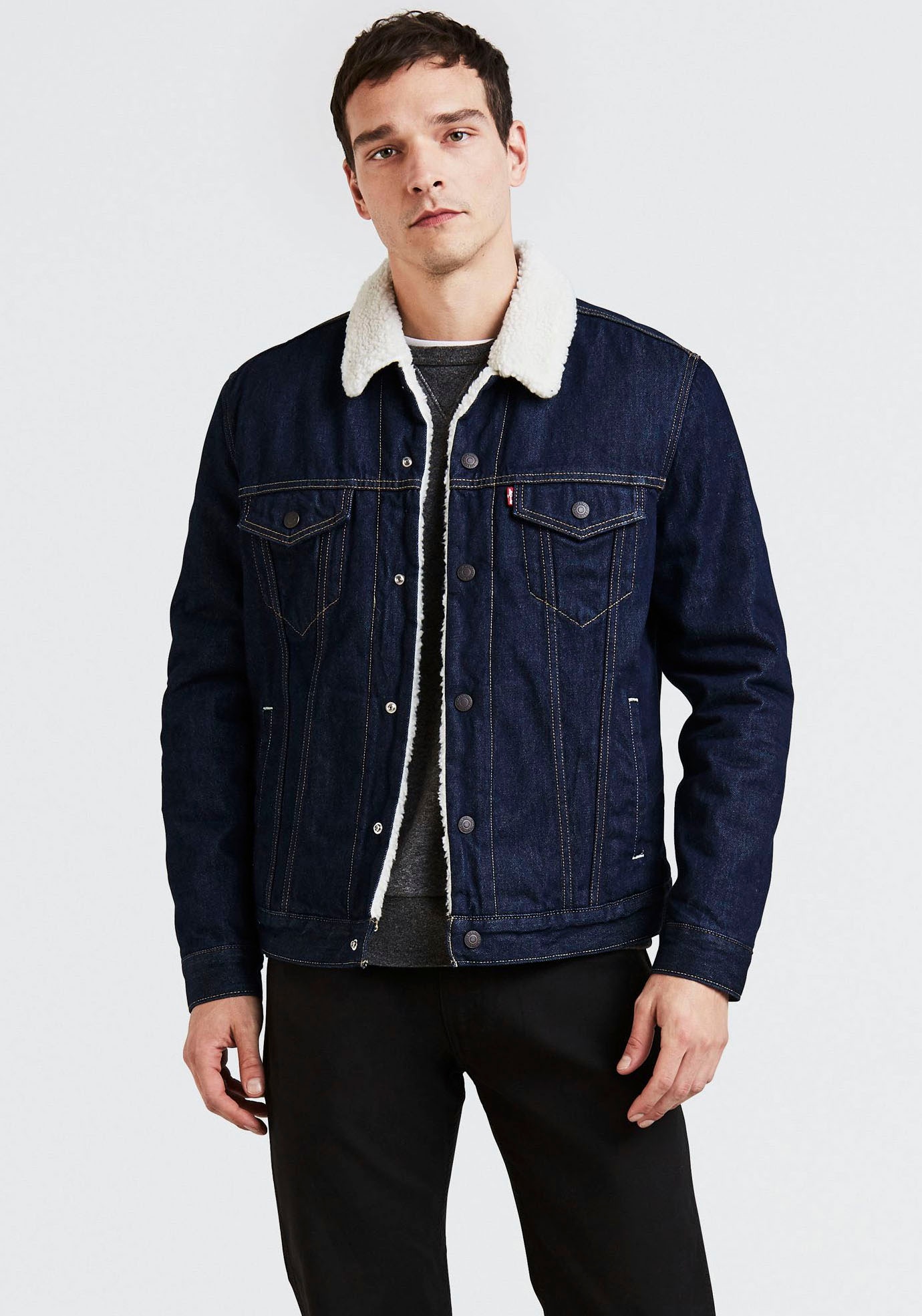 Levis Kurzjacke "SHERPA", mit Sherpa Fütterung