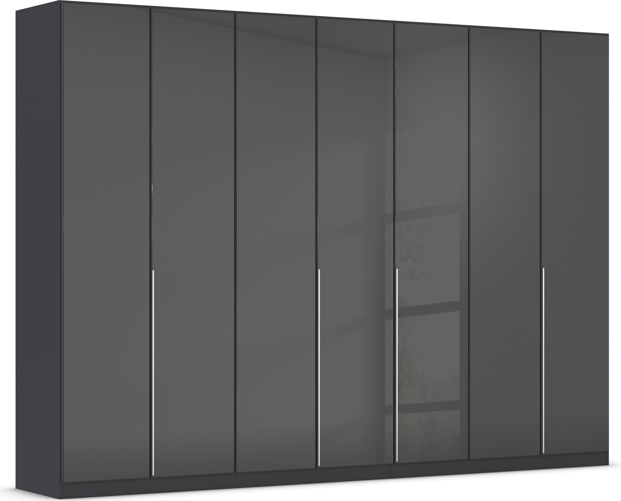 Drehtürenschrank OTTO HOME, B:315cm H:229cm T:54cm, grau, Holzwerkstoff, Schränke, "Kleiderschrank Kleiderschränke Schrank Garderobe AGORDO mit