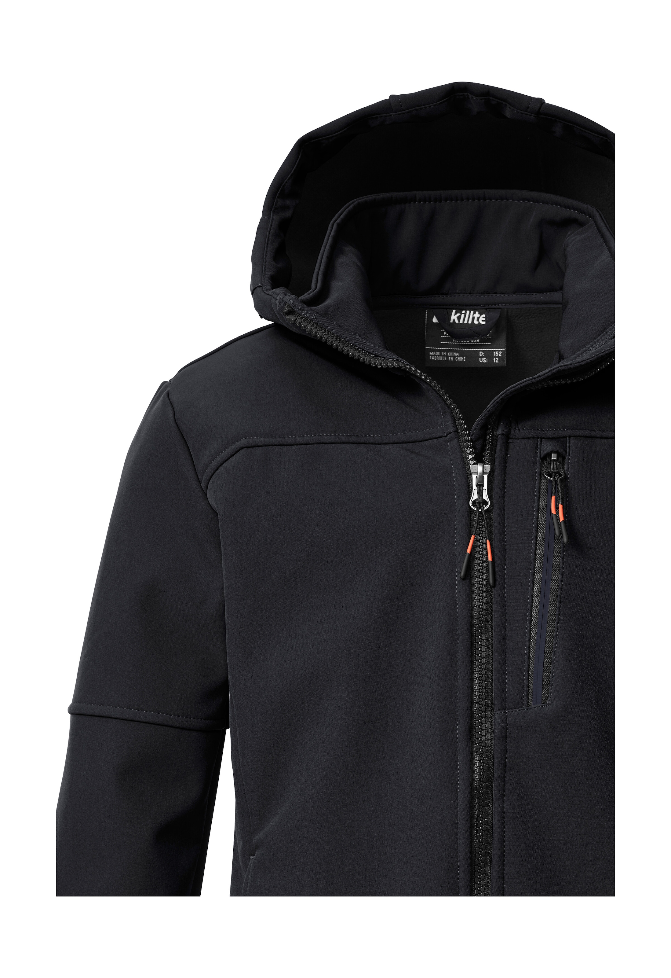 Killtec Softshelljacke »KOW 226 BYS SFTSHLL JCKT«, Wind- und wasserabweisende Kinder-Softshelljacke, Fleece, Reflektoren