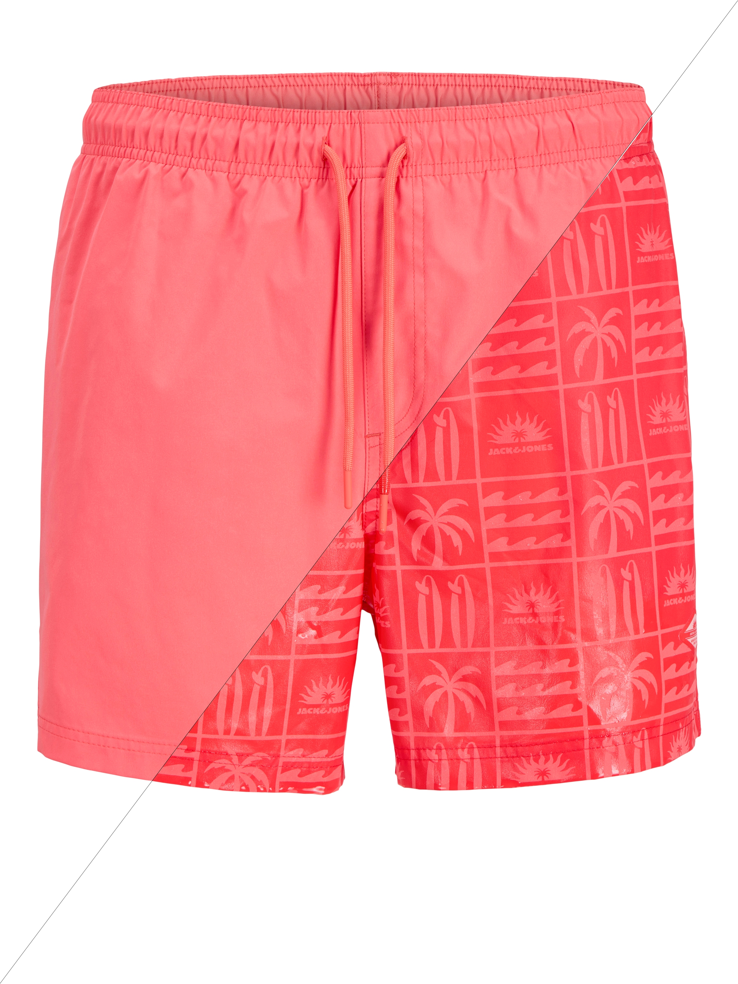 Jack & Jones Badeshorts »JPSTMAUI SPLASH MAGIC SWIM SHORTS«