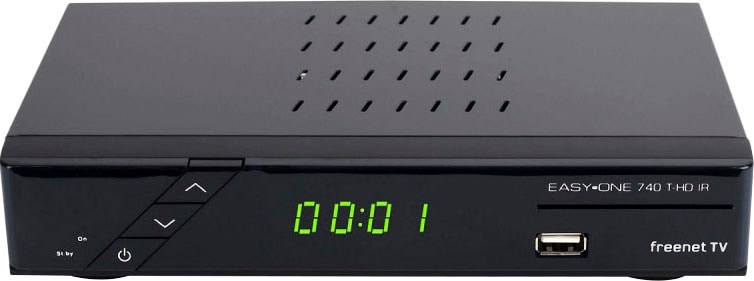 DVB-T2 HD Receiver »EasyOne 740 HD IR«, (LAN (Ethernet) Kindersicherung-USB PVR Ready)