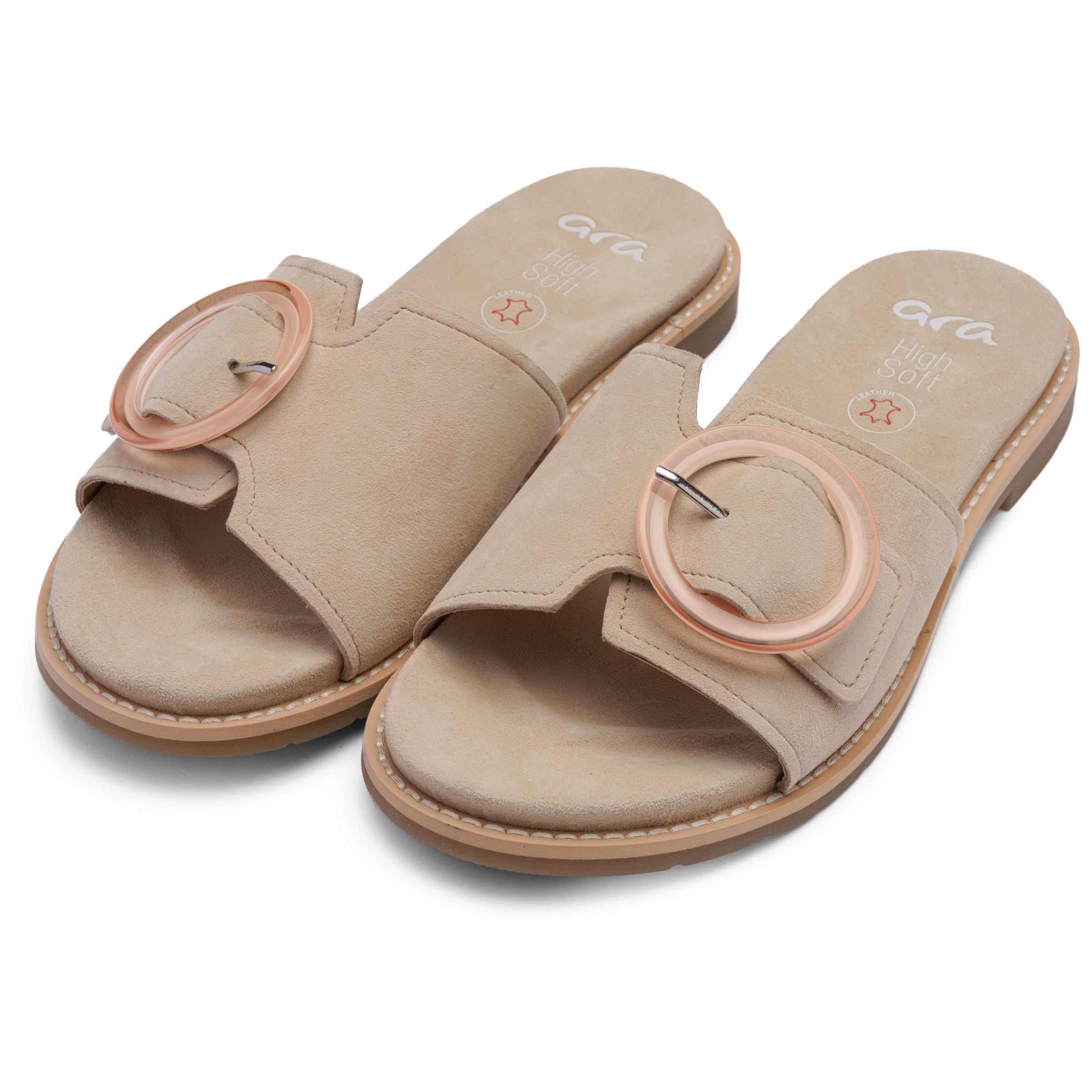 Ara Pantolette "ELBA" Sommerschuh, Schlupfschuh mit Zierschnalle, in Weite günstig online kaufen