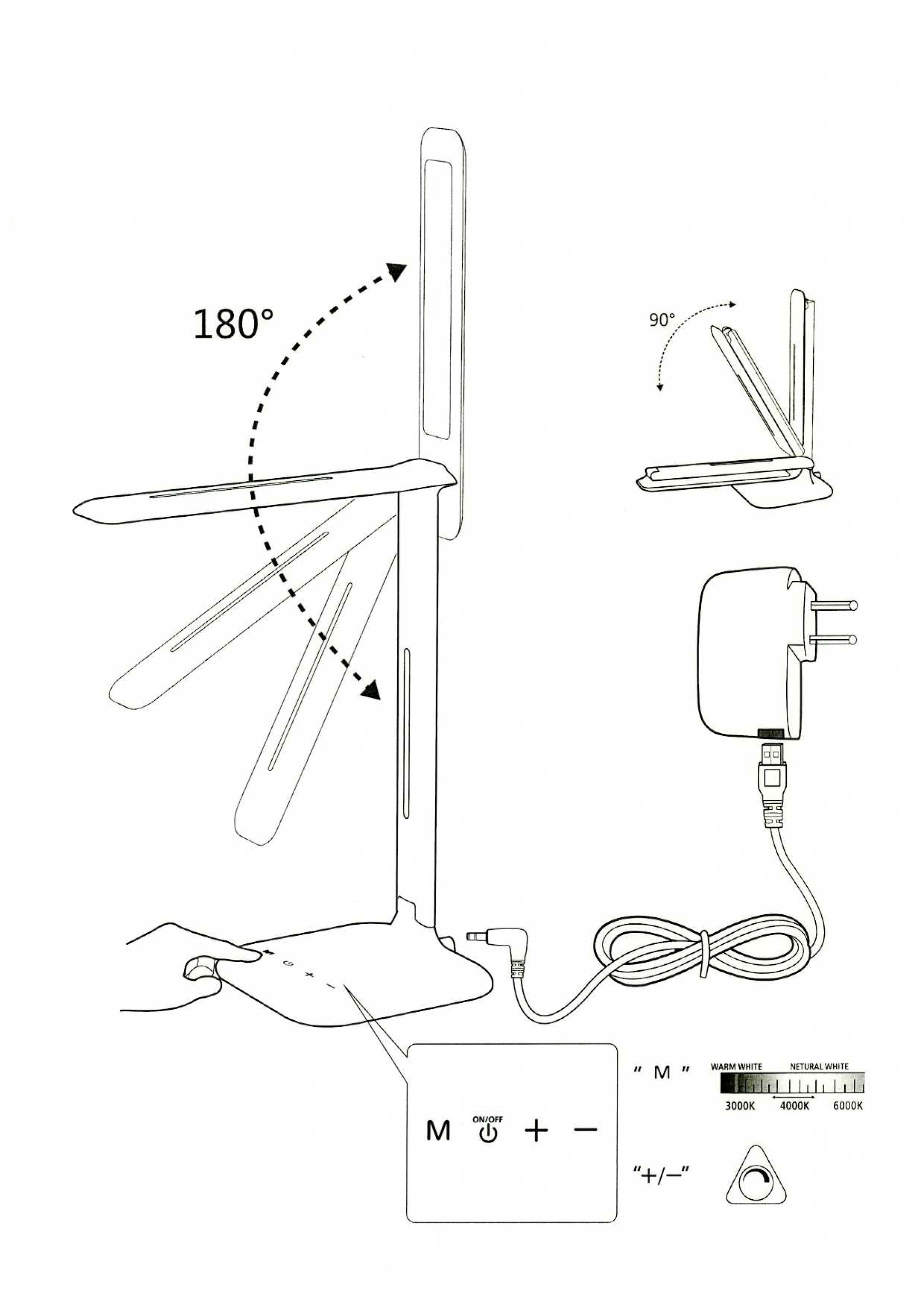 EGLO Tischleuchte »CAUPO«, 1 flammig-flammig, CCT